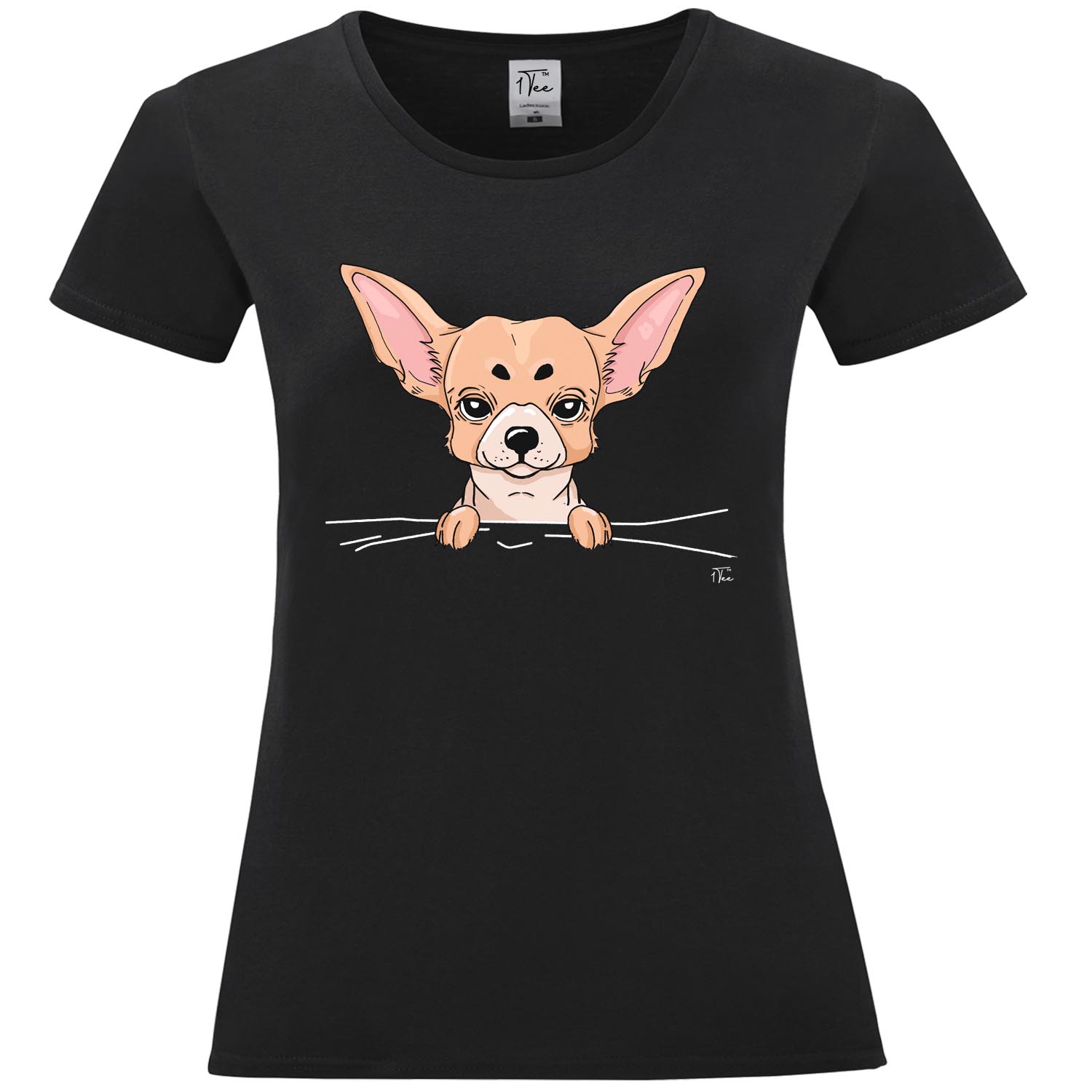 black chihuahua t shirt