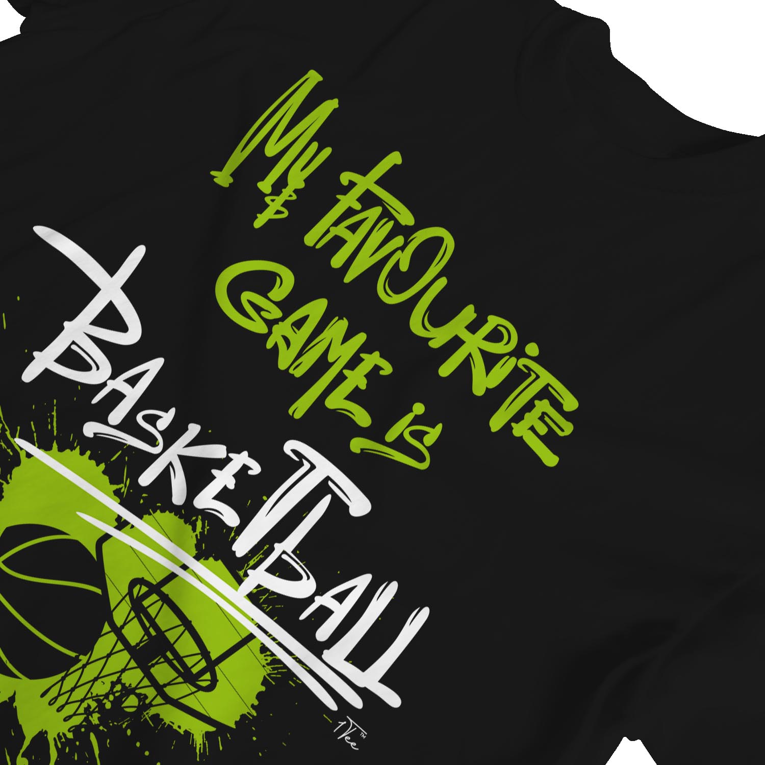 1Tee Womens Loose Fit My Favourite Game Is Basketball T-Shirt