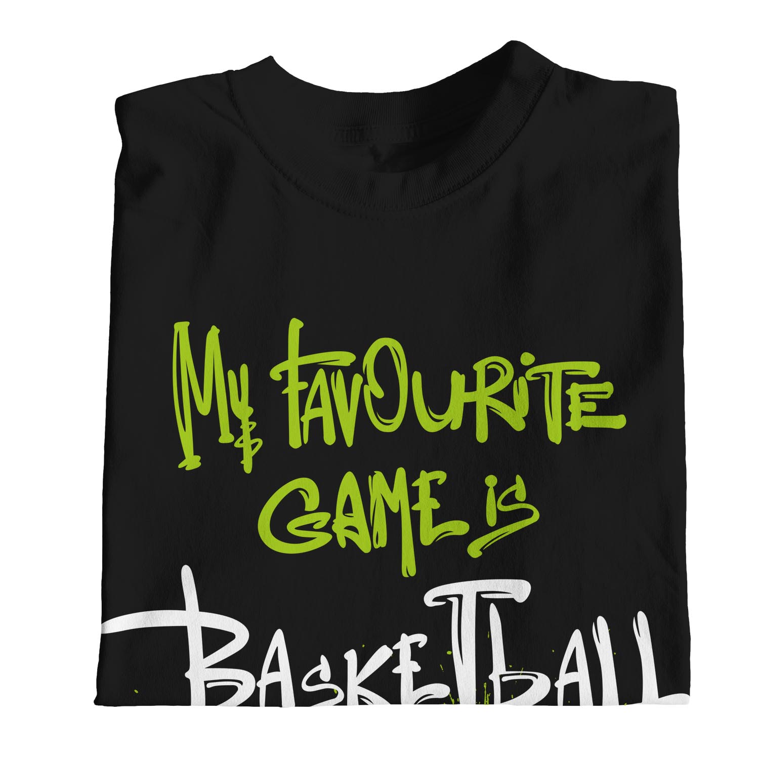 1Tee Womens Loose Fit My Favourite Game Is Basketball T-Shirt