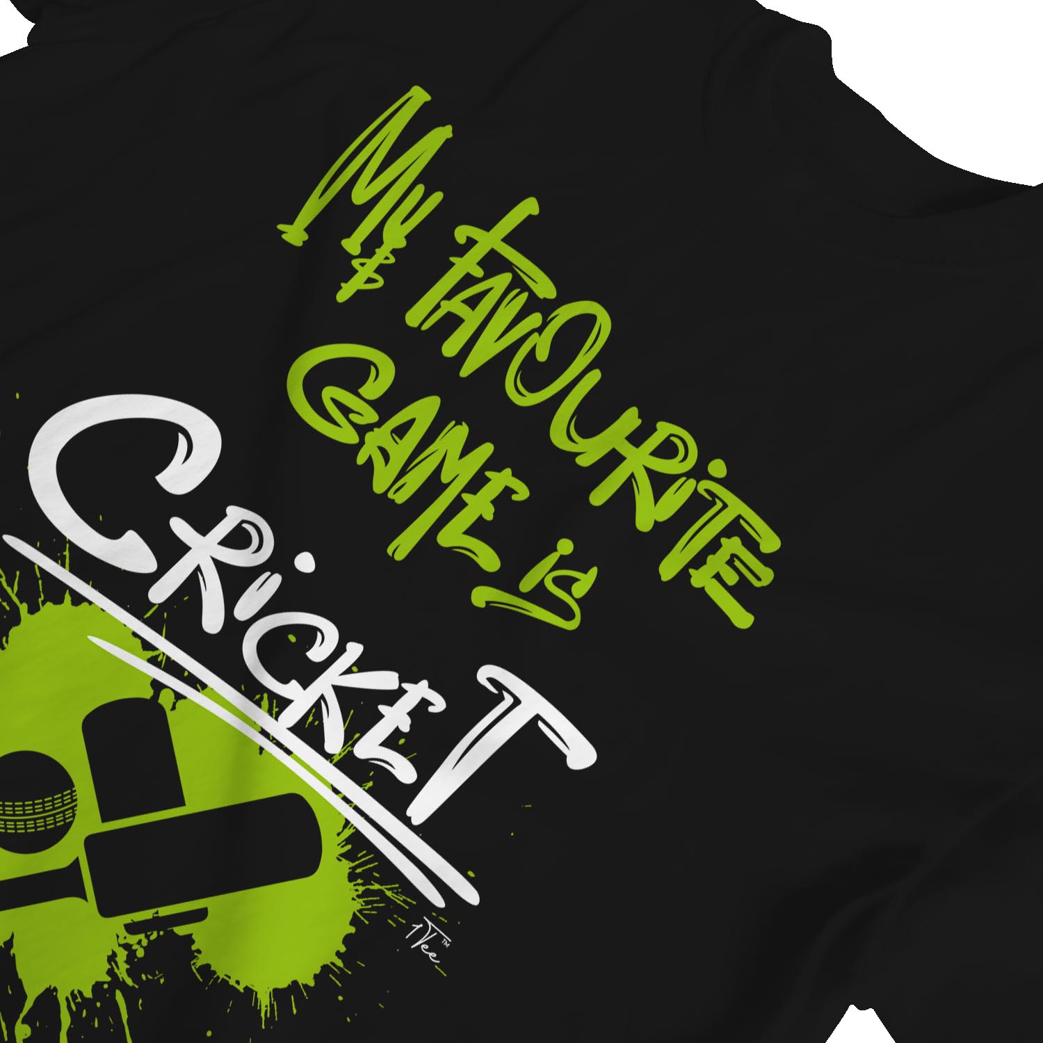 1Tee Womens Loose Fit My Favourite Game Is Cricket T-Shirt