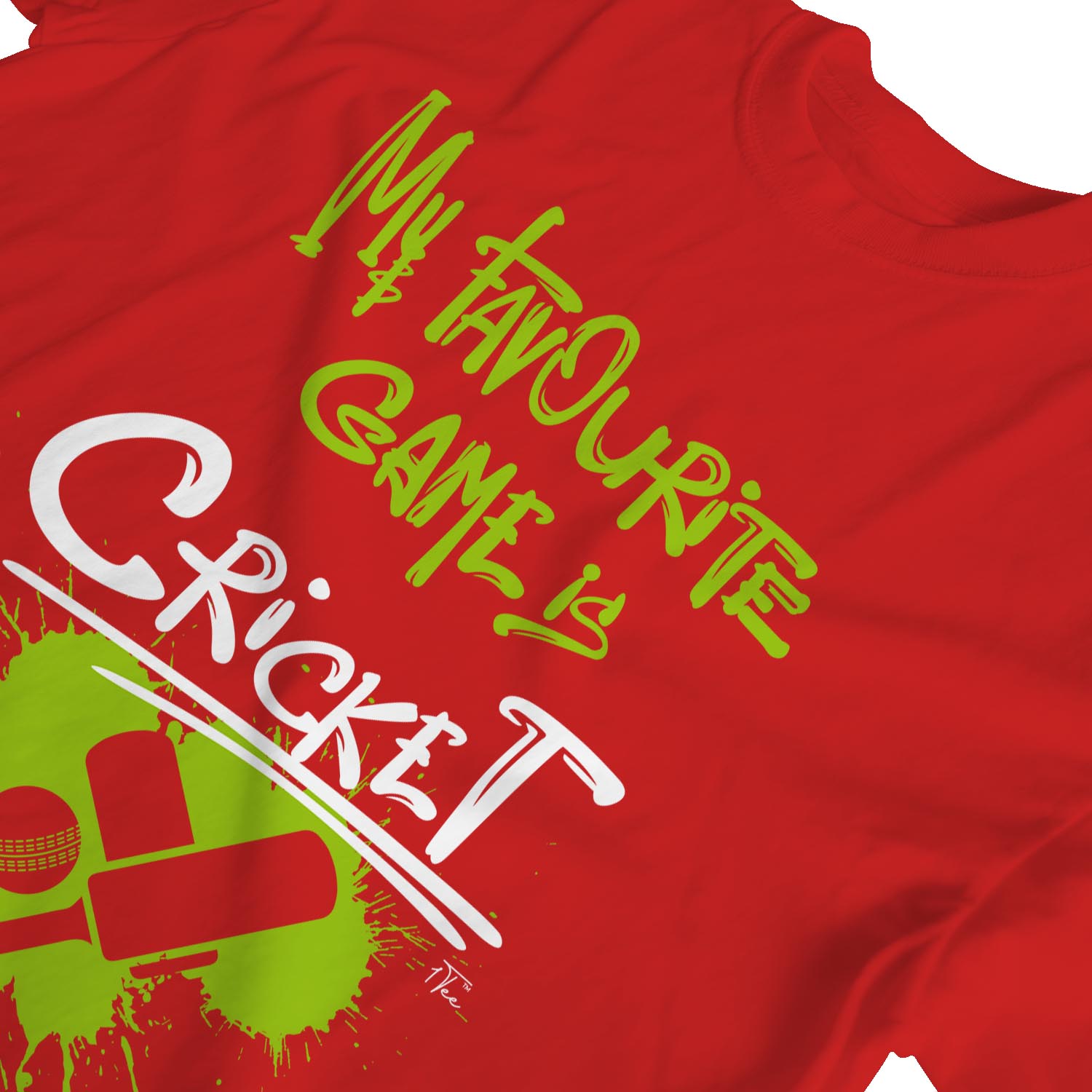 1Tee Womens Loose Fit My Favourite Game Is Cricket T-Shirt