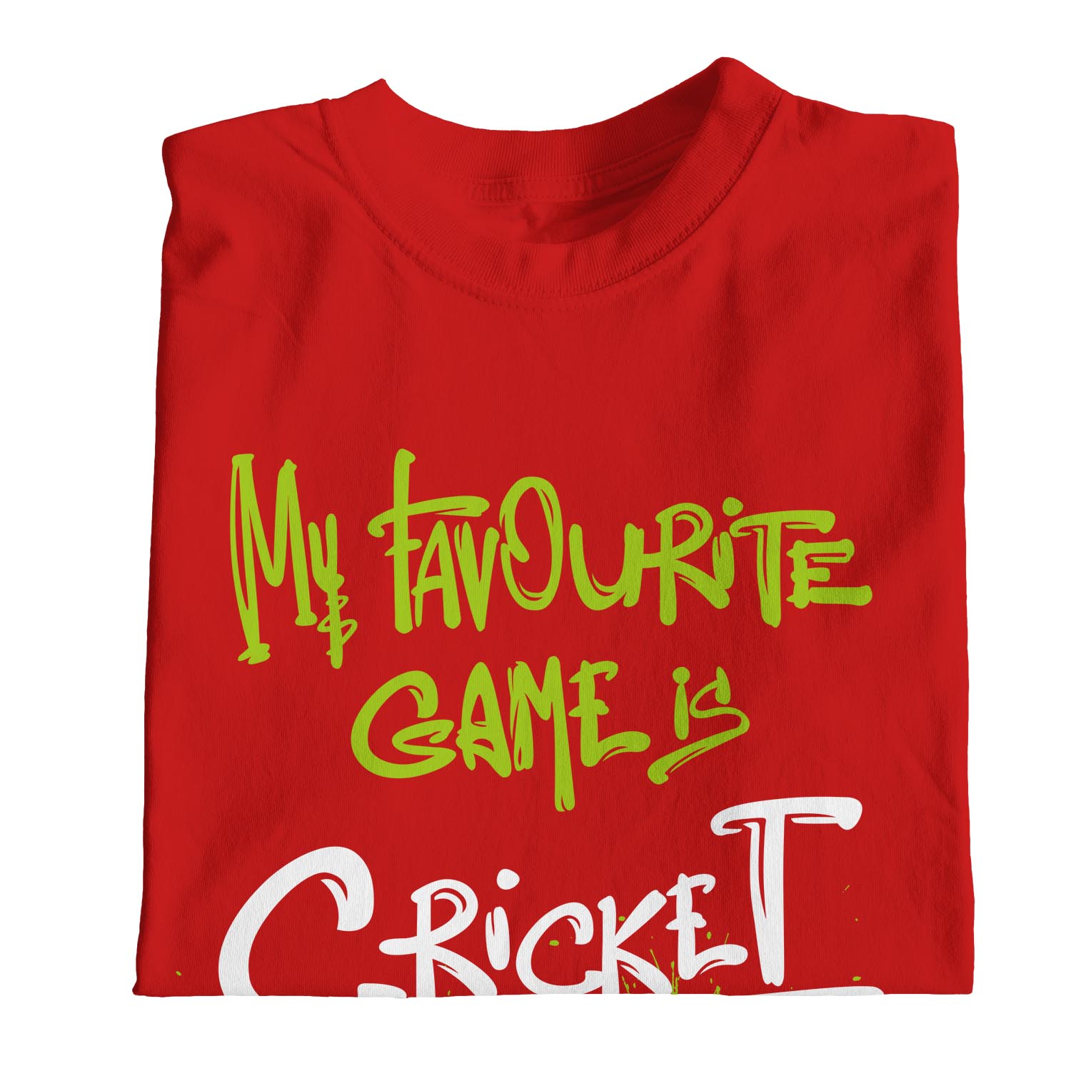 1Tee Womens Loose Fit My Favourite Game Is Cricket T-Shirt