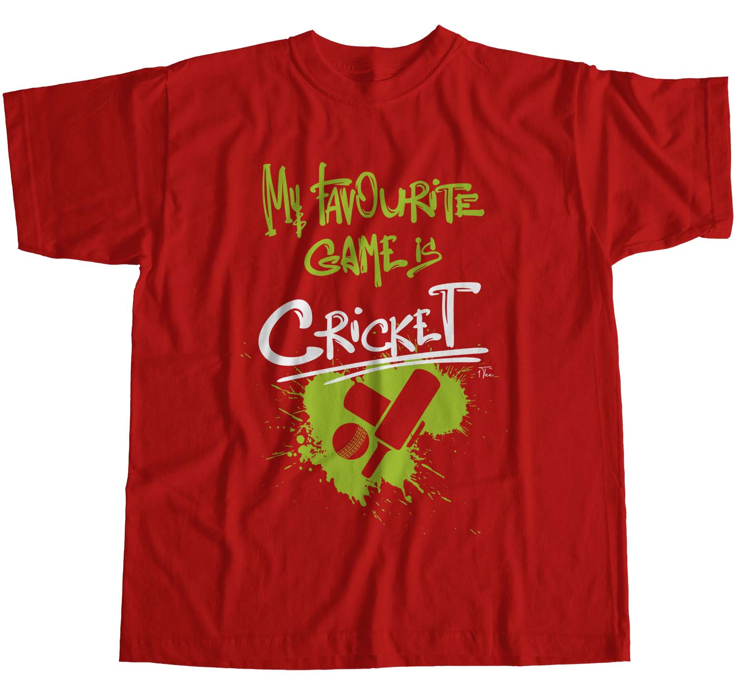 1Tee Womens Loose Fit My Favourite Game Is Cricket T-Shirt