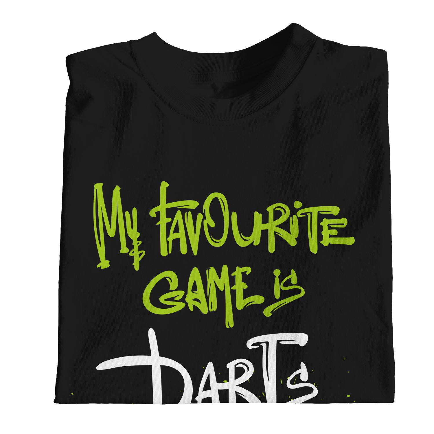 1Tee Womens Loose Fit My Favourite Game Is Darts T-Shirt