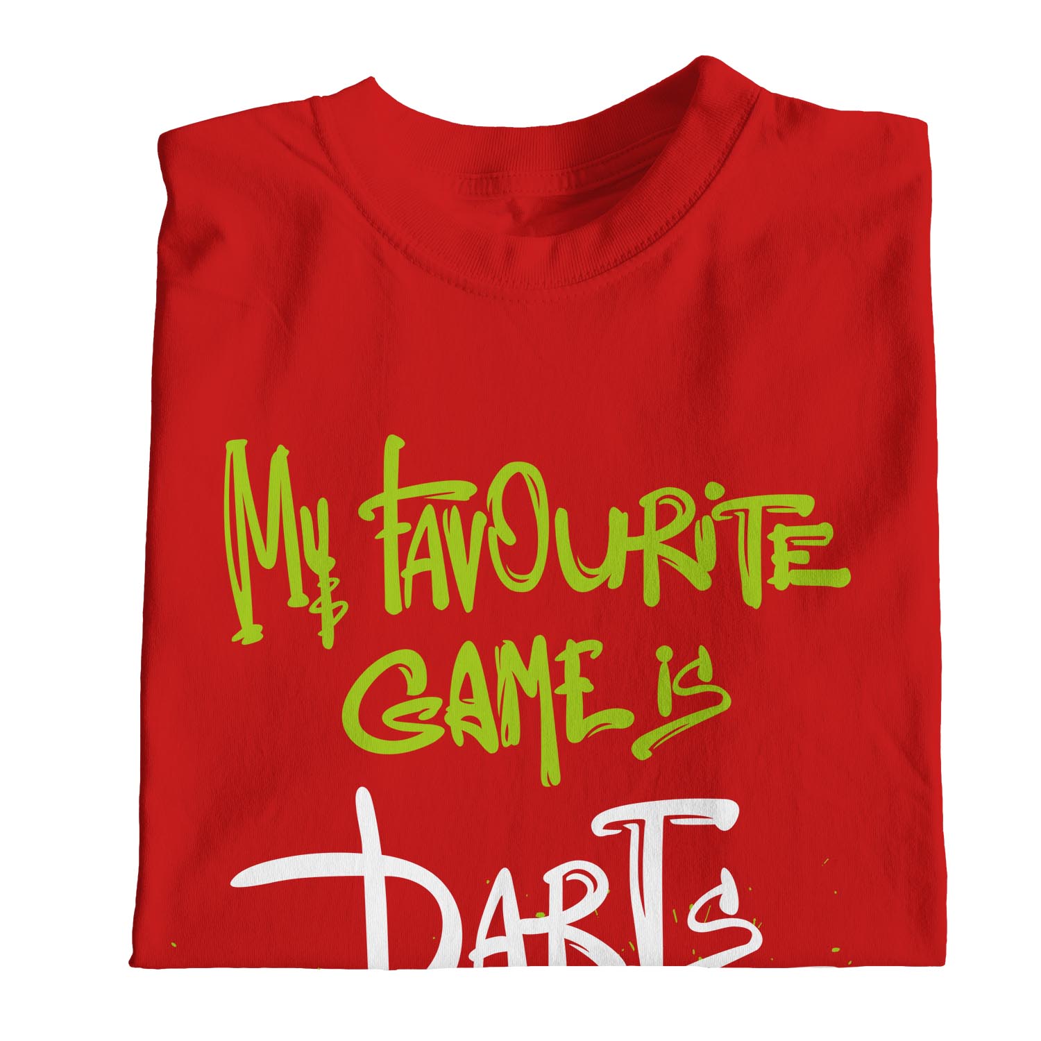 1Tee Womens Loose Fit My Favourite Game Is Darts T-Shirt