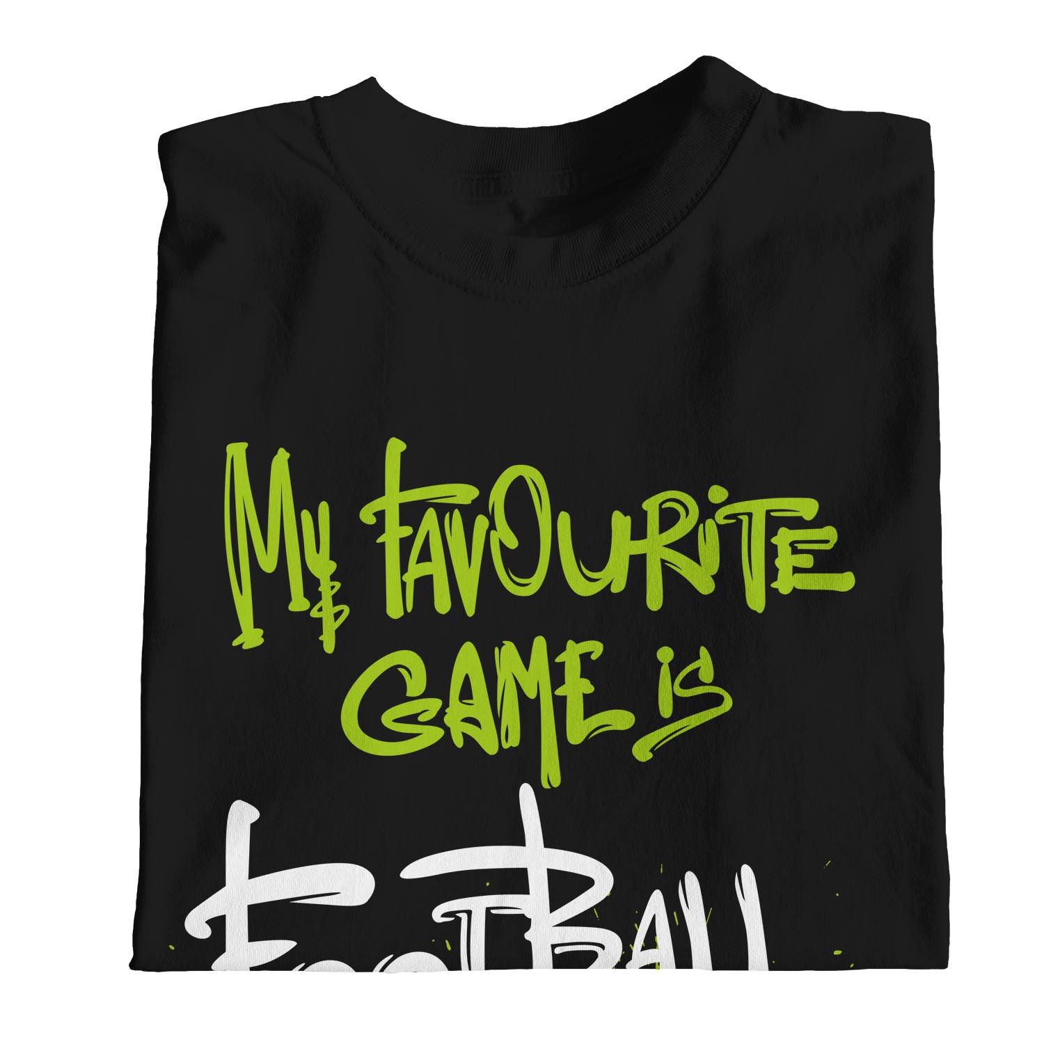 1Tee Womens Loose Fit My Favourite Game Is Football T-Shirt