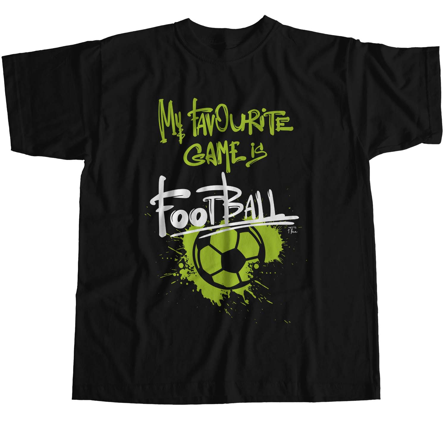 1Tee Womens Loose Fit My Favourite Game Is Football T-Shirt