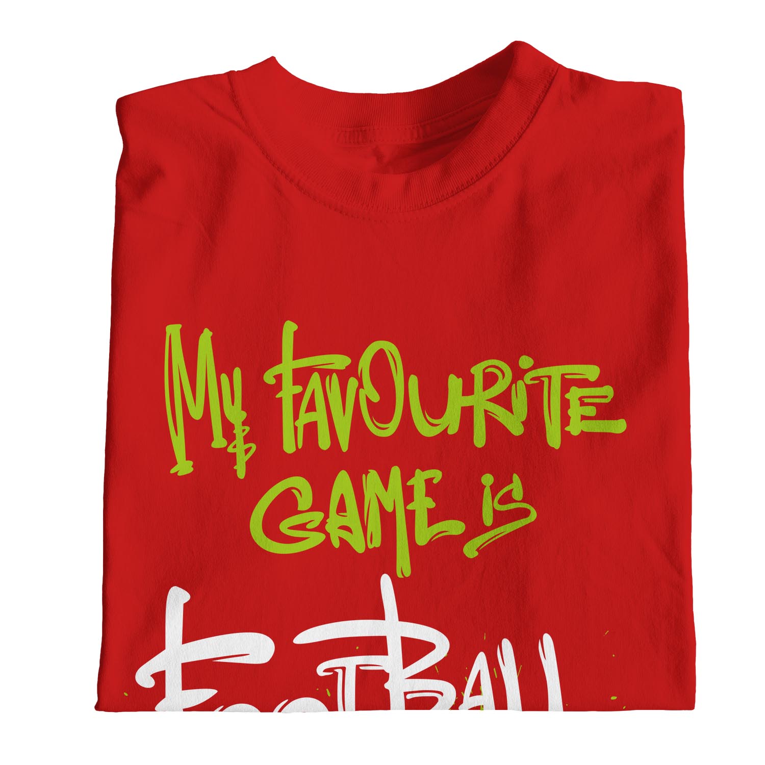 1Tee Womens Loose Fit My Favourite Game Is Football T-Shirt