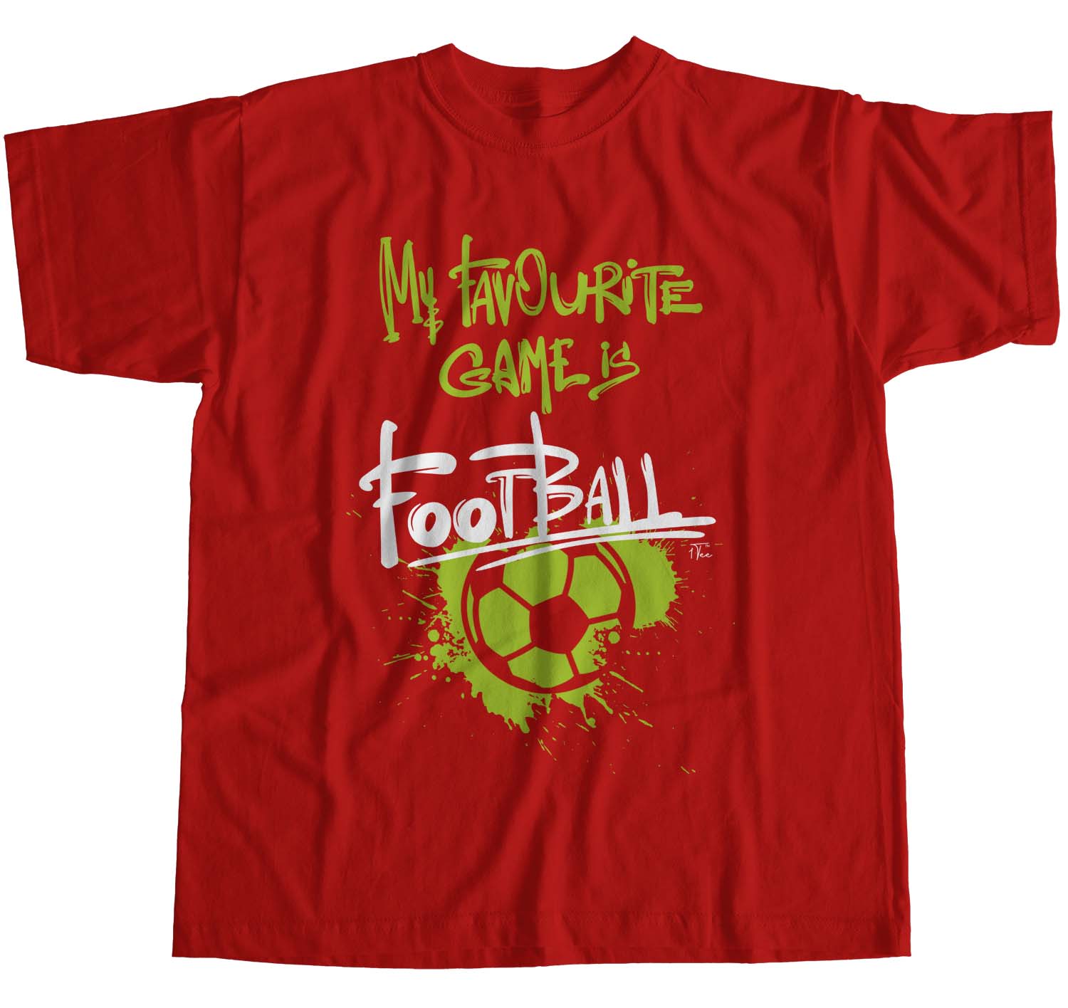 1Tee Womens Loose Fit My Favourite Game Is Football T-Shirt