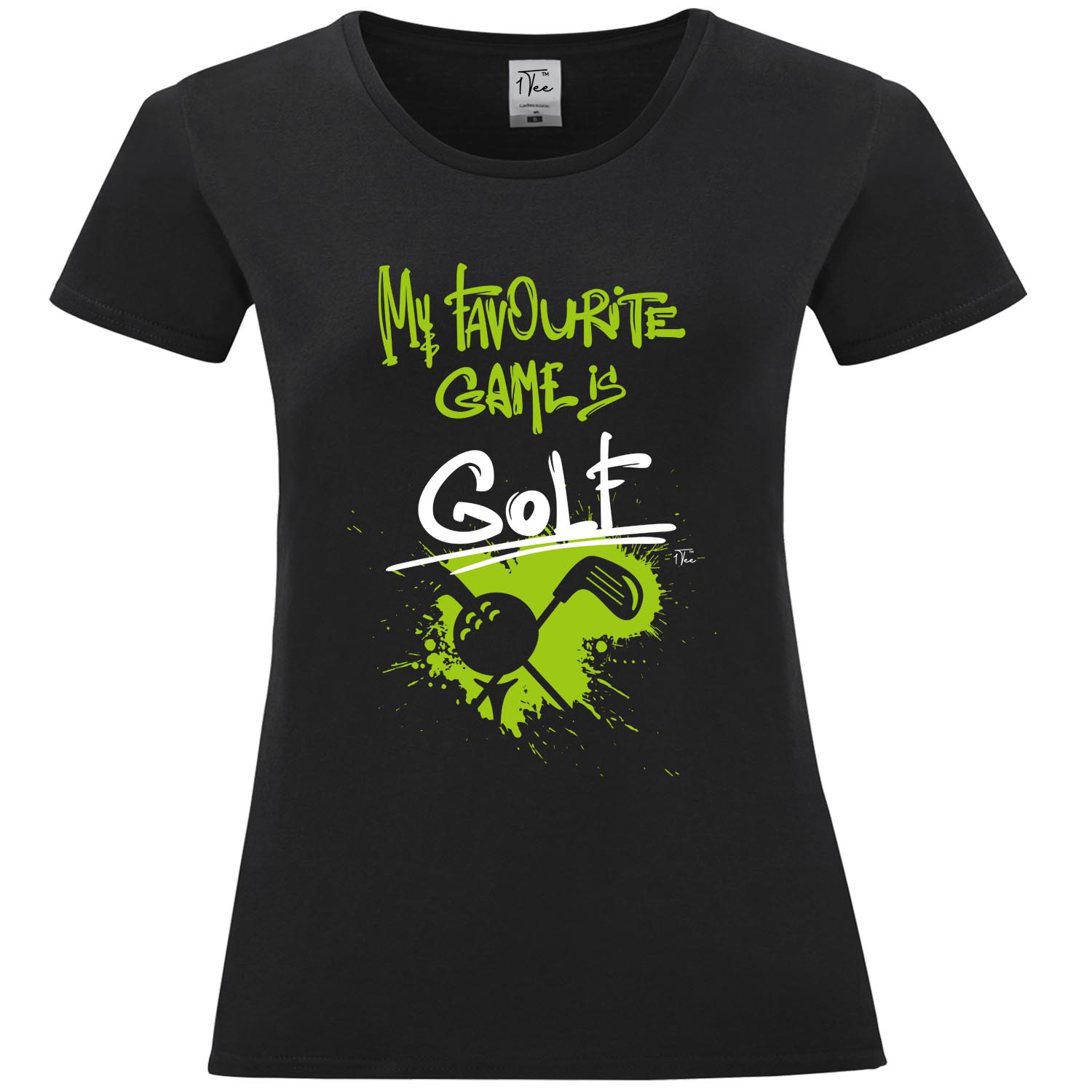 1Tee Damen My Favourite Game Is Golf T-Shirt - Bild 7 von 25
