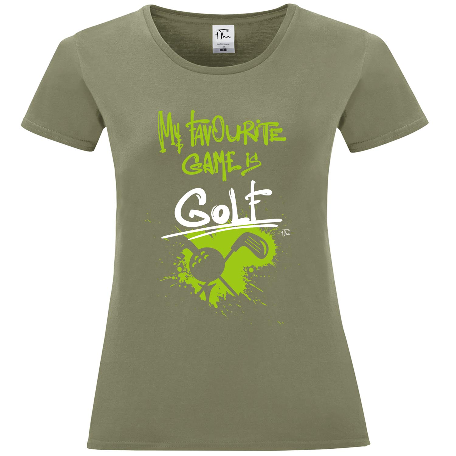 1Tee Damen My Favourite Game Is Golf T-Shirt - Bild 22 von 25