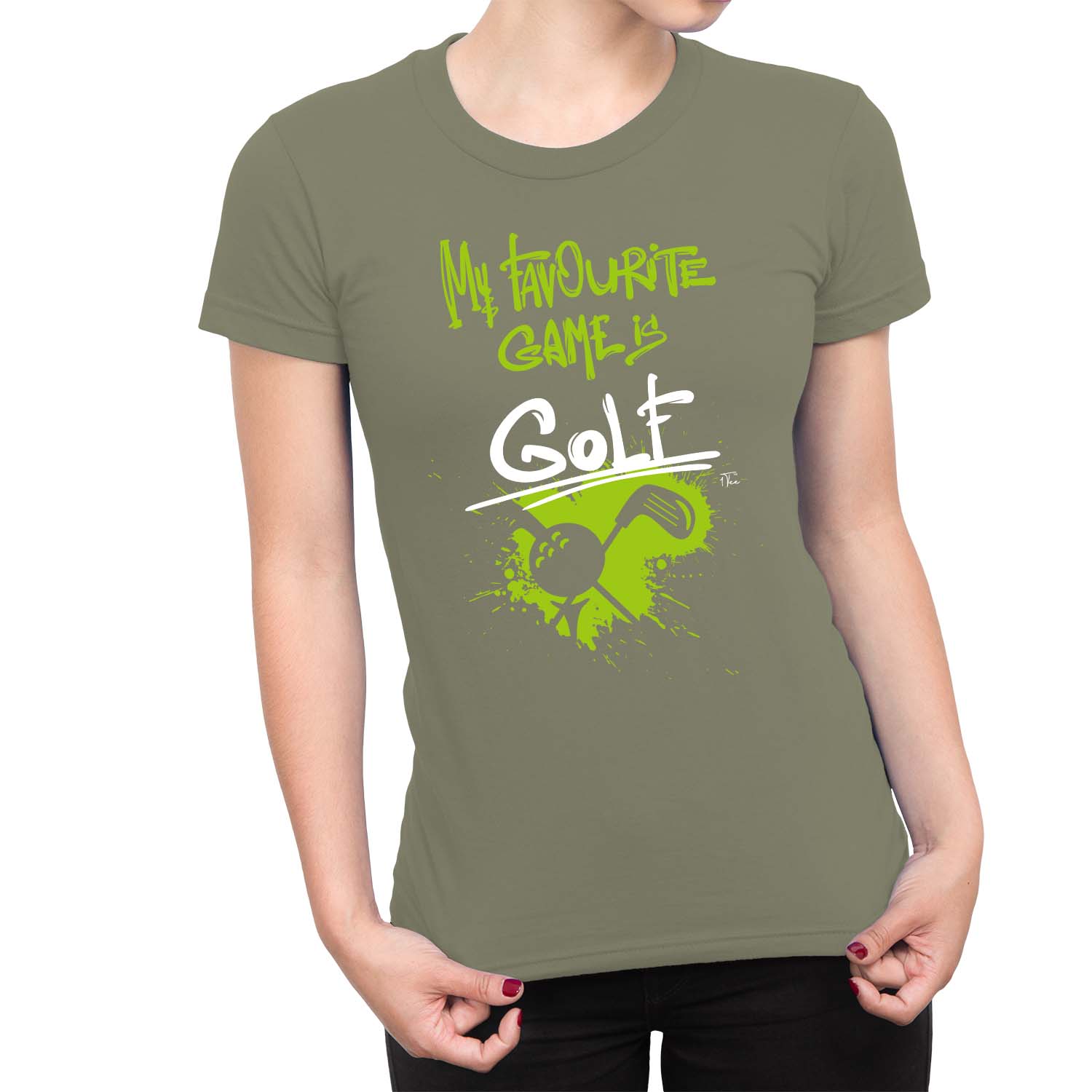 1Tee Damen My Favourite Game Is Golf T-Shirt - Bild 21 von 25