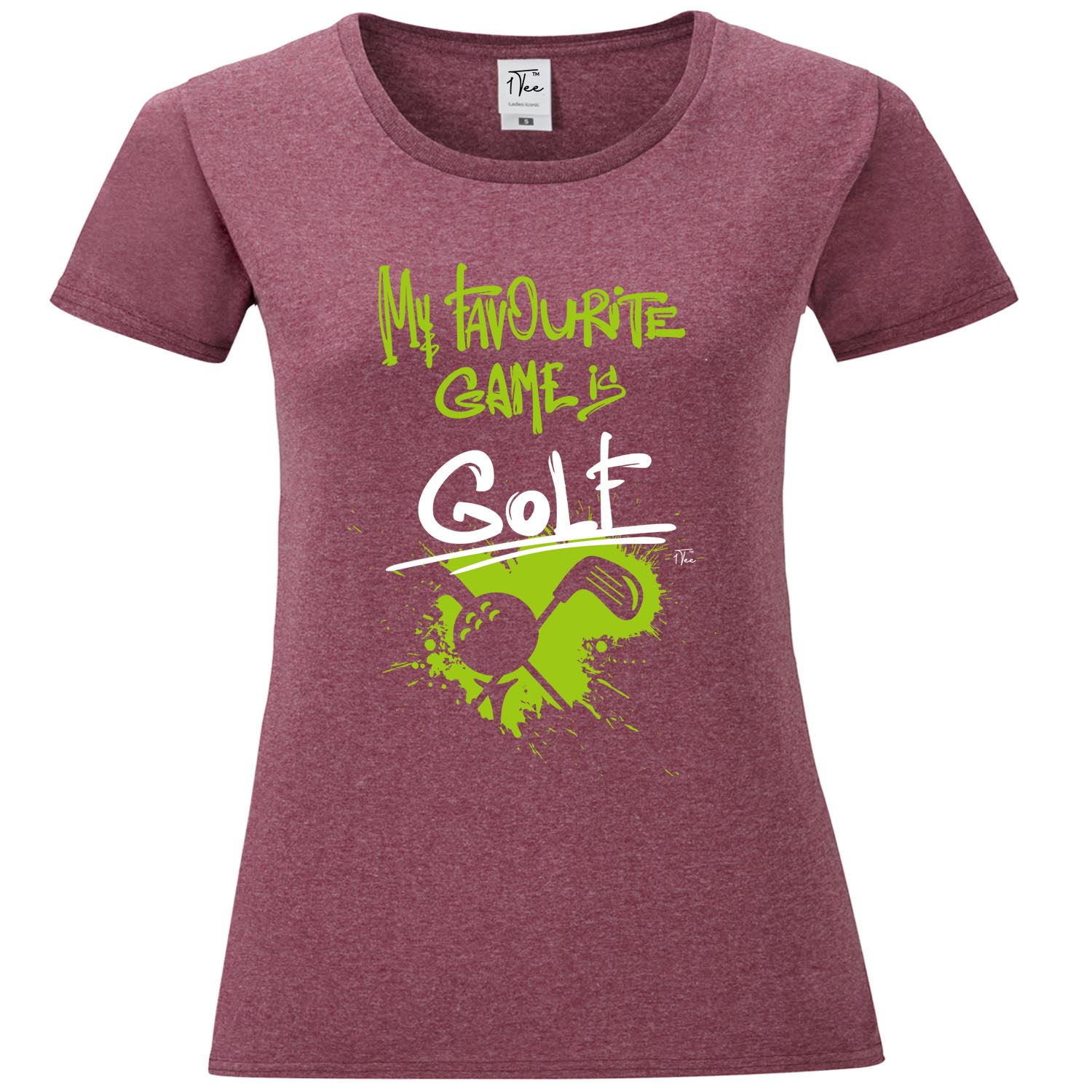 1Tee Damen My Favourite Game Is Golf T-Shirt - Bild 12 von 25