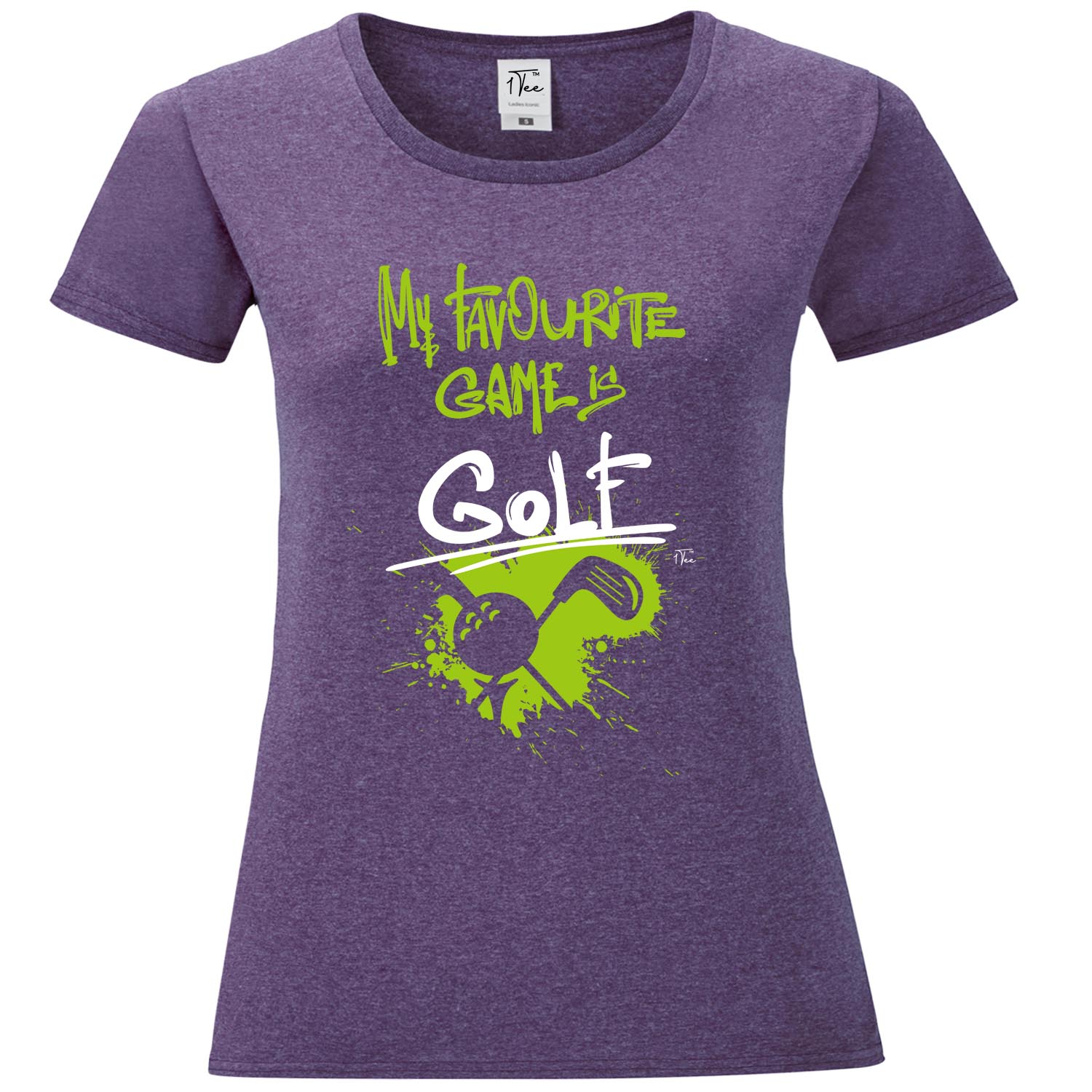 1Tee Damen My Favourite Game Is Golf T-Shirt - Bild 17 von 25