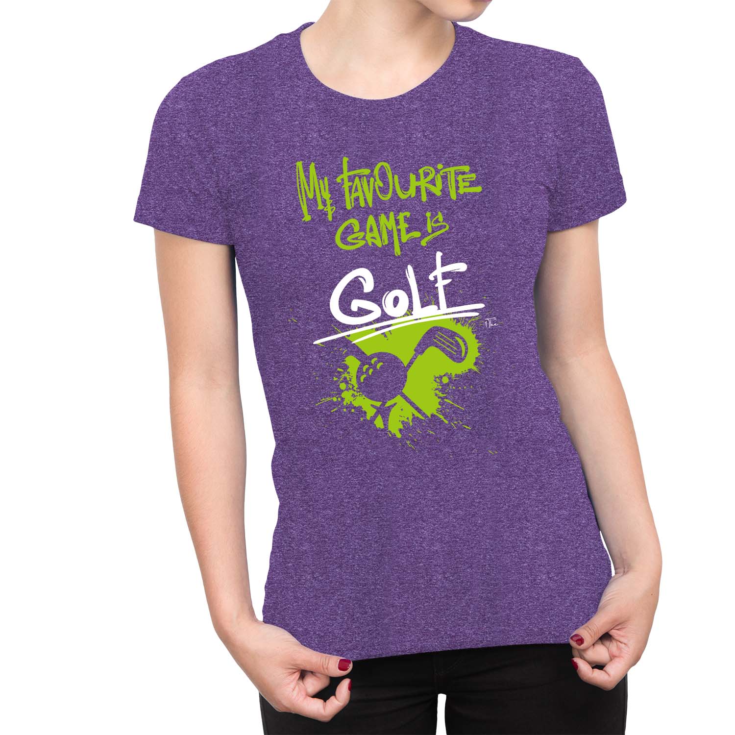 1Tee Damen My Favourite Game Is Golf T-Shirt - Bild 16 von 25