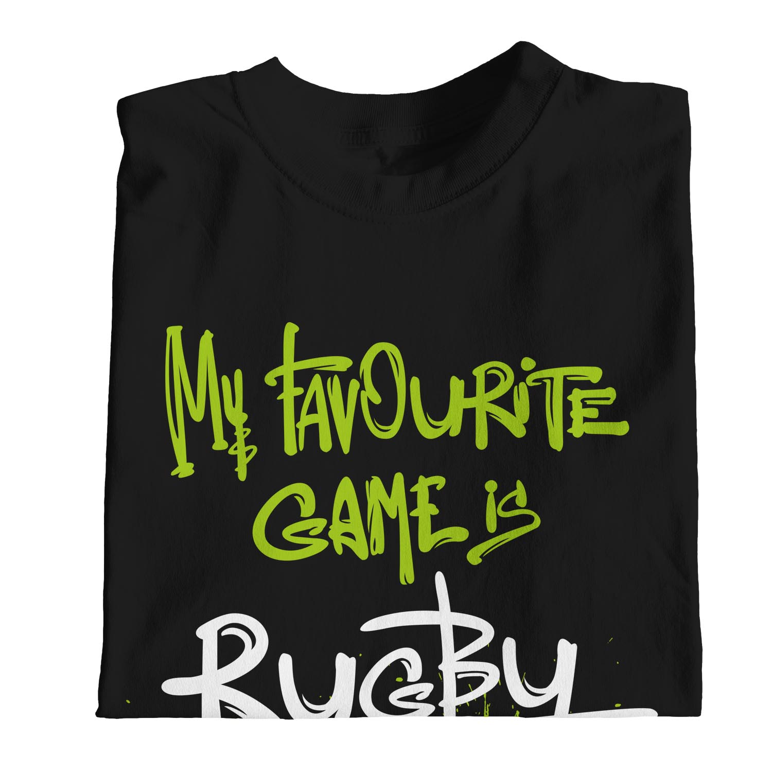 1Tee Womens Loose Fit My Favourite Game Is Rugby T-Shirt