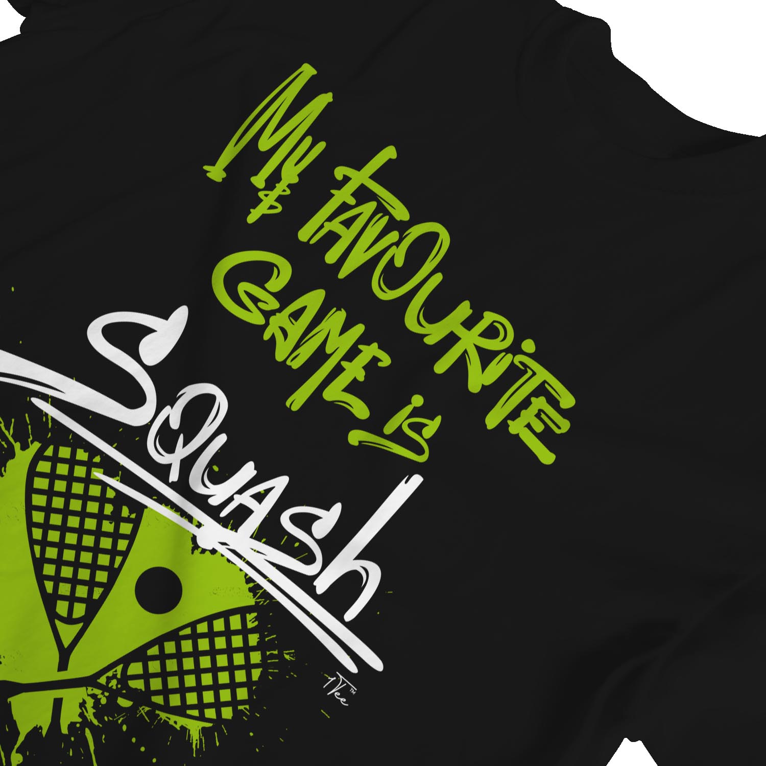 1Tee Womens Loose Fit My Favourite Game Is Squash T-Shirt