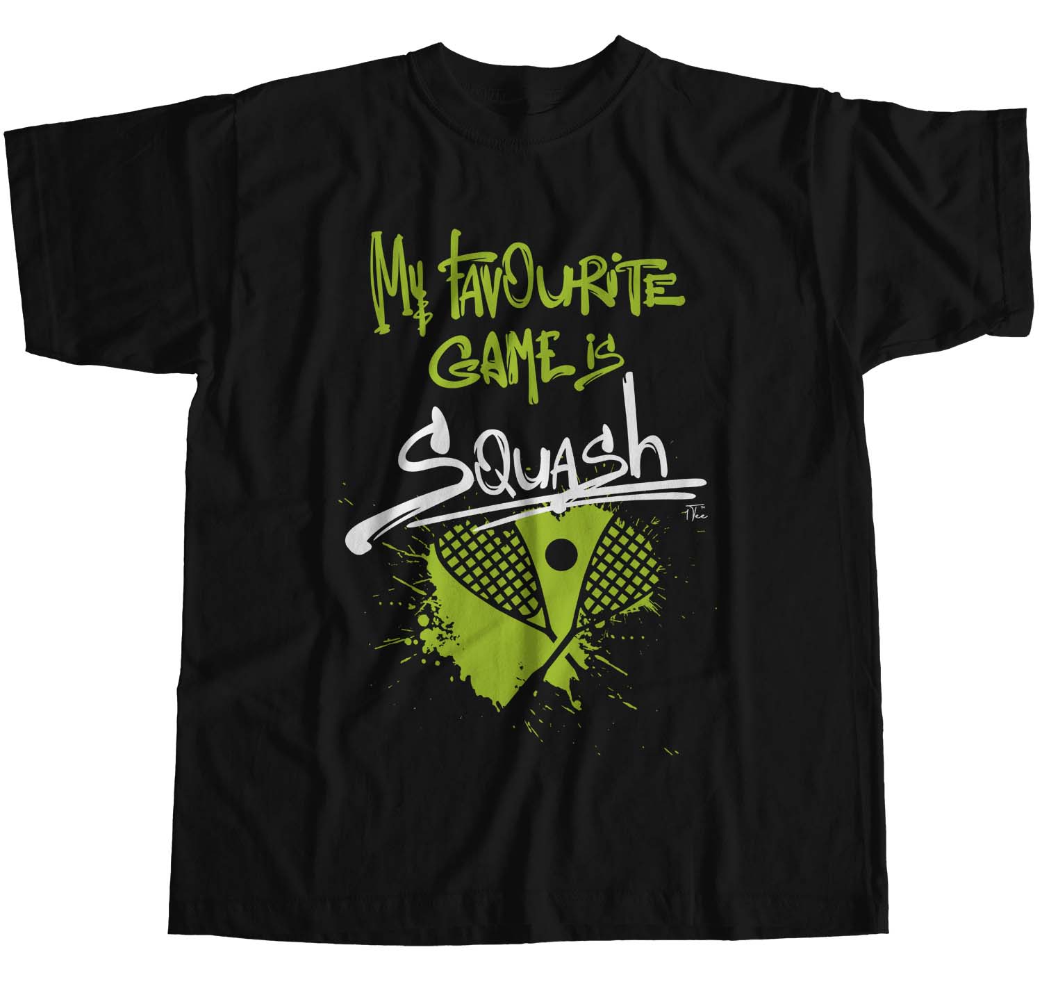 1Tee Womens Loose Fit My Favourite Game Is Squash T-Shirt