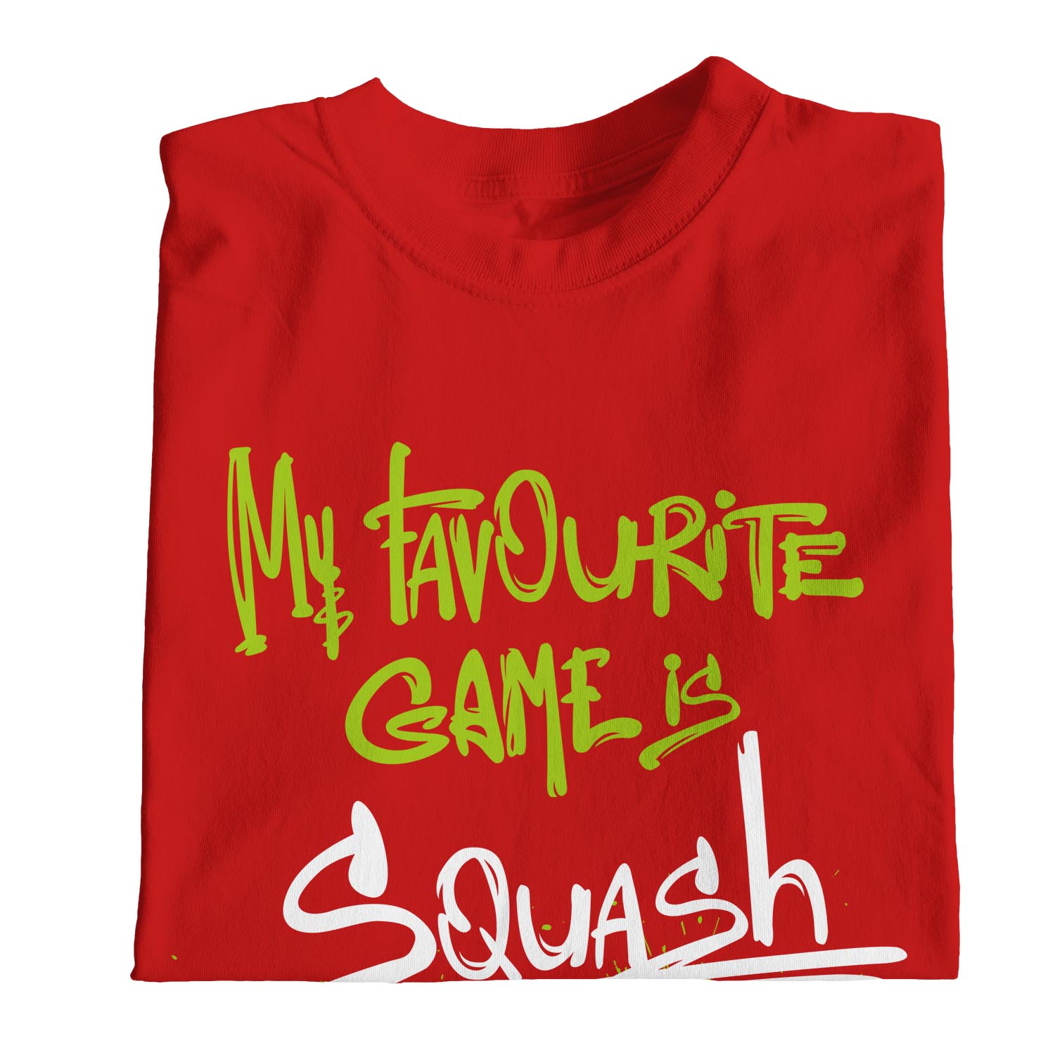 1Tee Womens Loose Fit My Favourite Game Is Squash T-Shirt