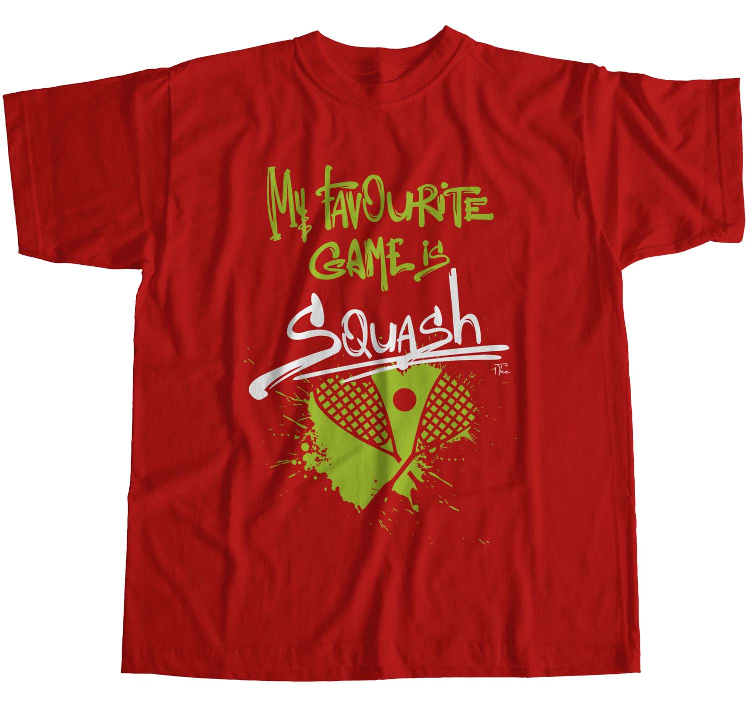 1Tee Womens Loose Fit My Favourite Game Is Squash T-Shirt