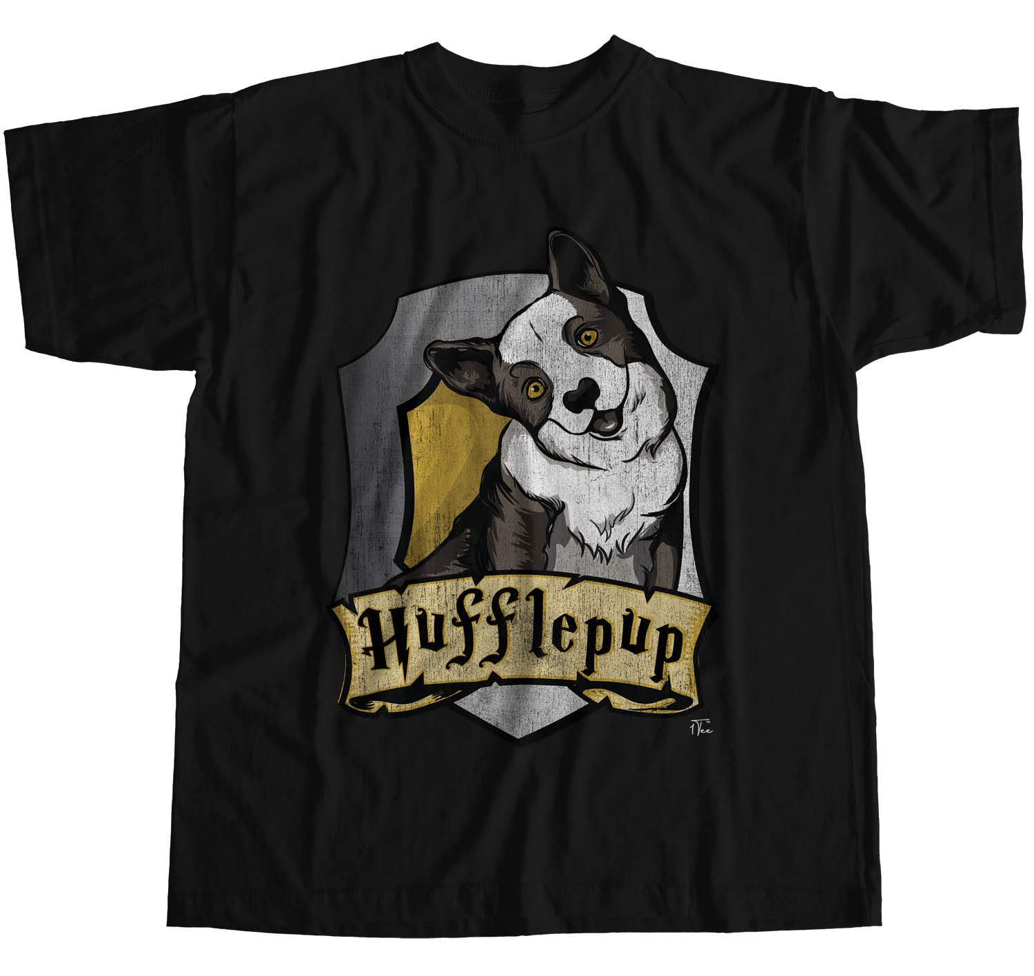 1Tee Womens Loose Fit Hufflepup Hogwarts T-Shirt