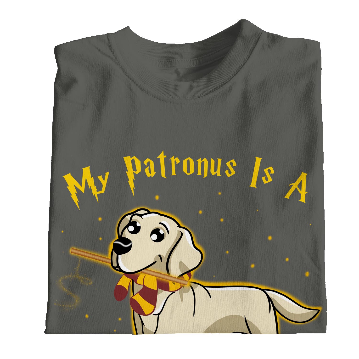 1Tee Womens Loose Fit My Patronus Is A Pug Dog T-Shirt