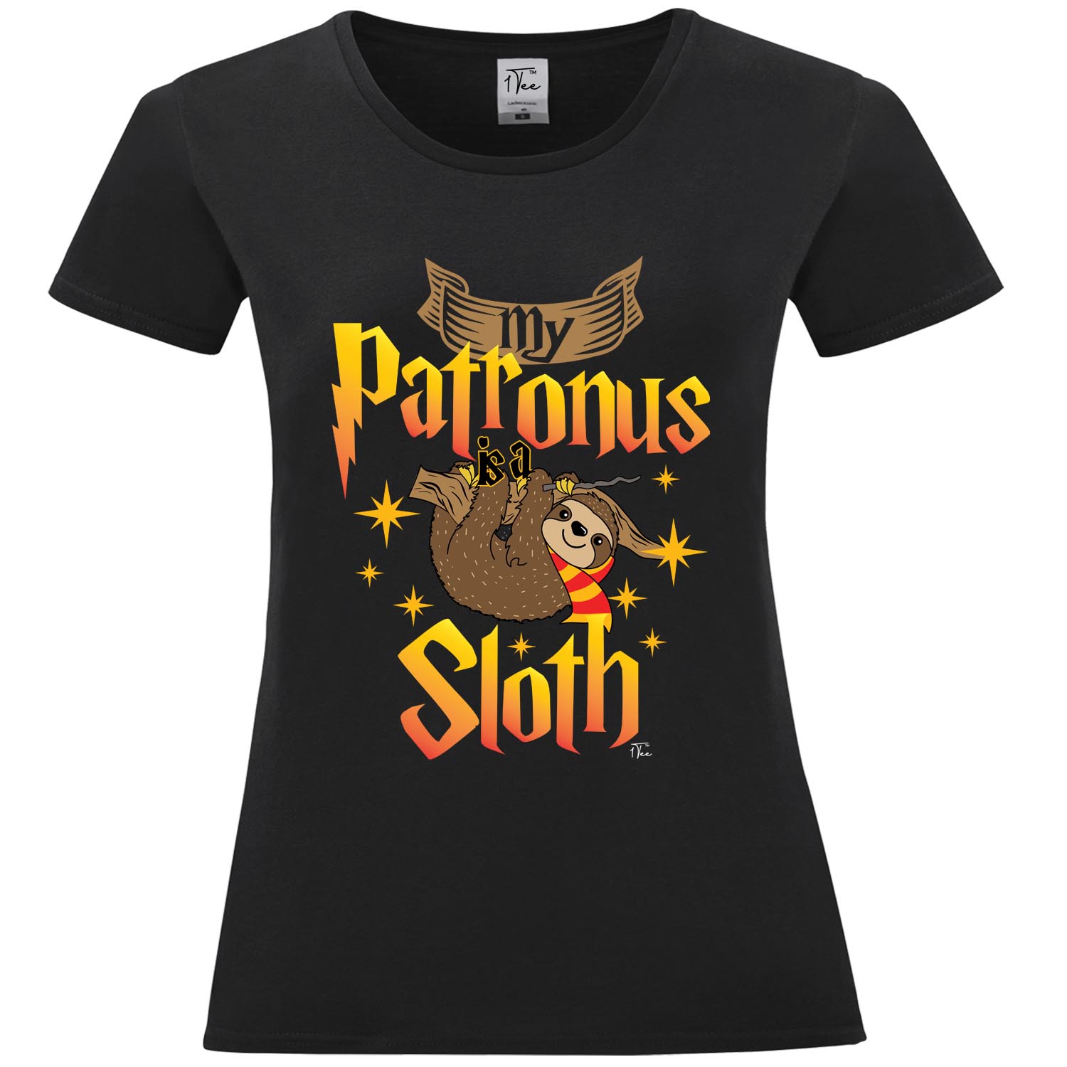 Aiw Wfdnn My Patronus is A Sloth T-Shirts Short-Sleeve Womens