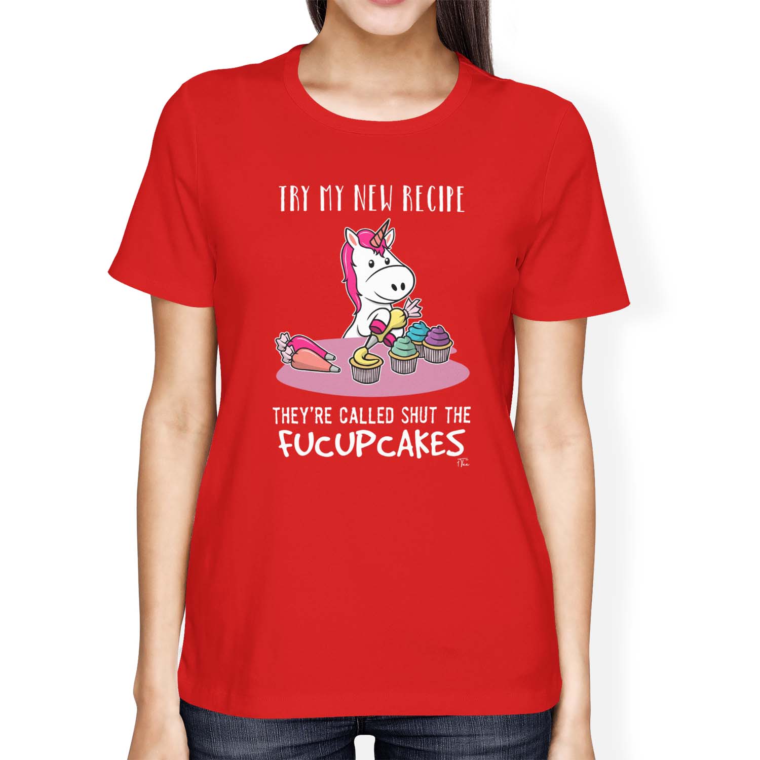 1Tee Womens Loose Fit Try My New Recipe They Called Shut The Fucupcakes T-Shirt