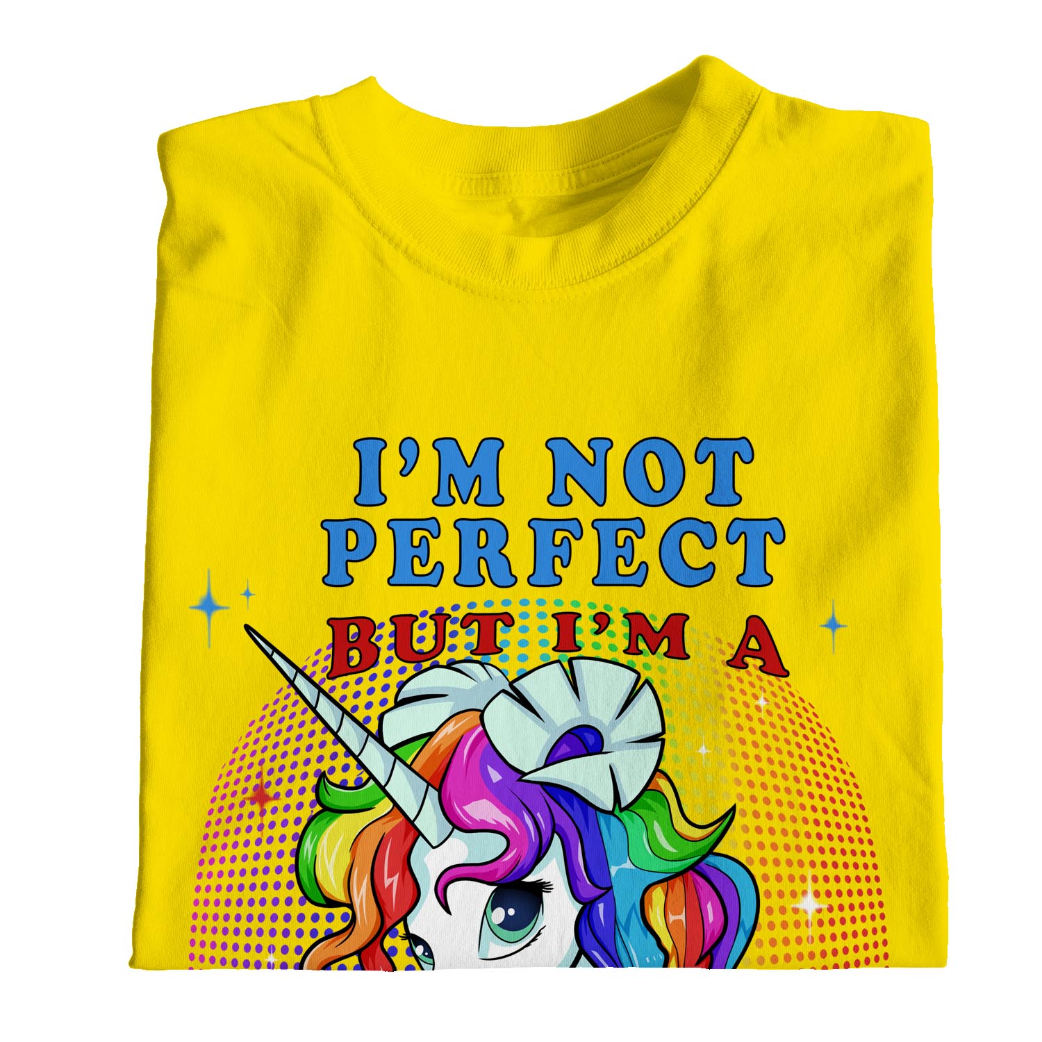 1Tee Damen T-Shirt I'm Not Perfect, But I'm Taurus, Einhorn Sternzeichen - Bild 14 von 15