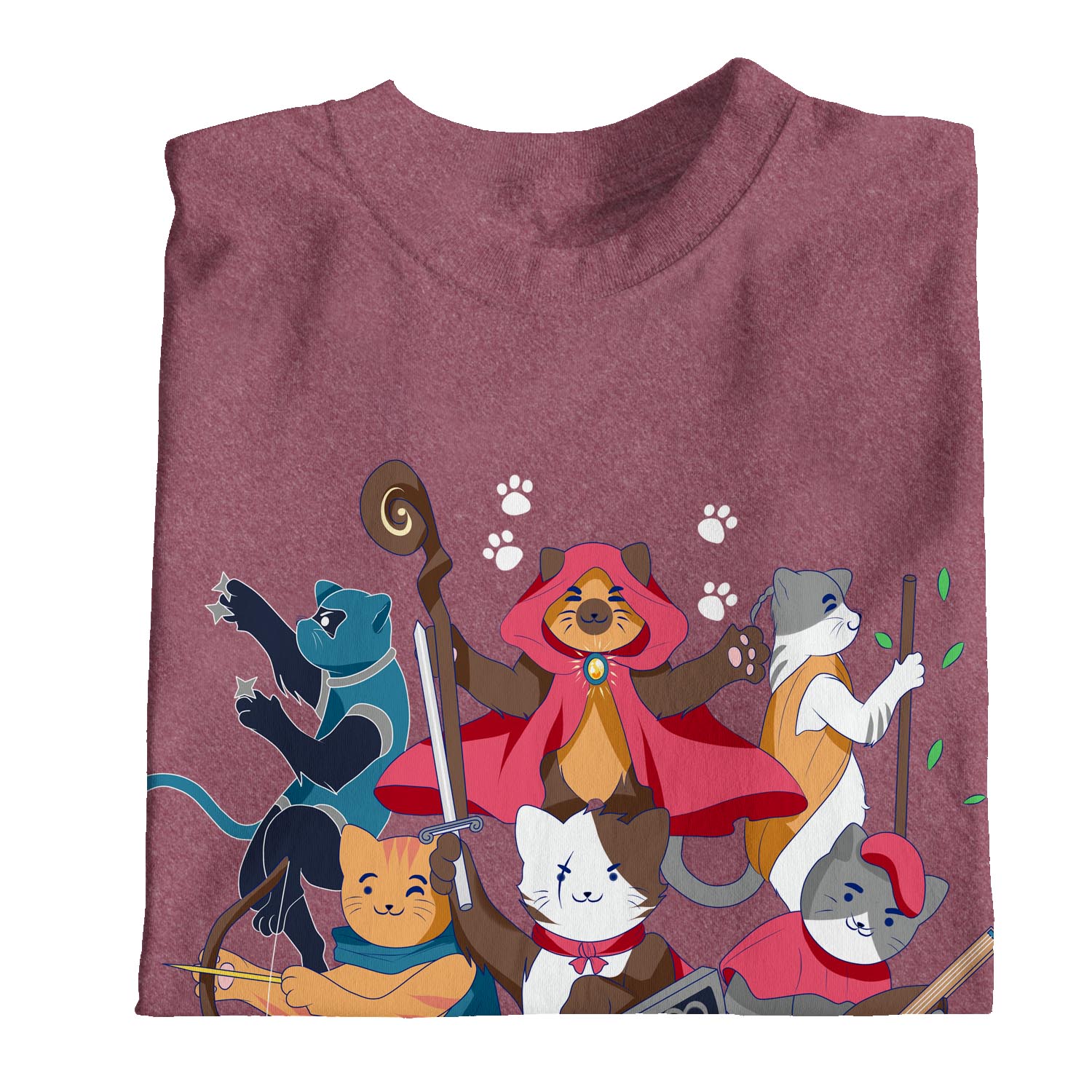 1Tee Damen Dungeons & Cats T-Shirt - Bild 14 von 25