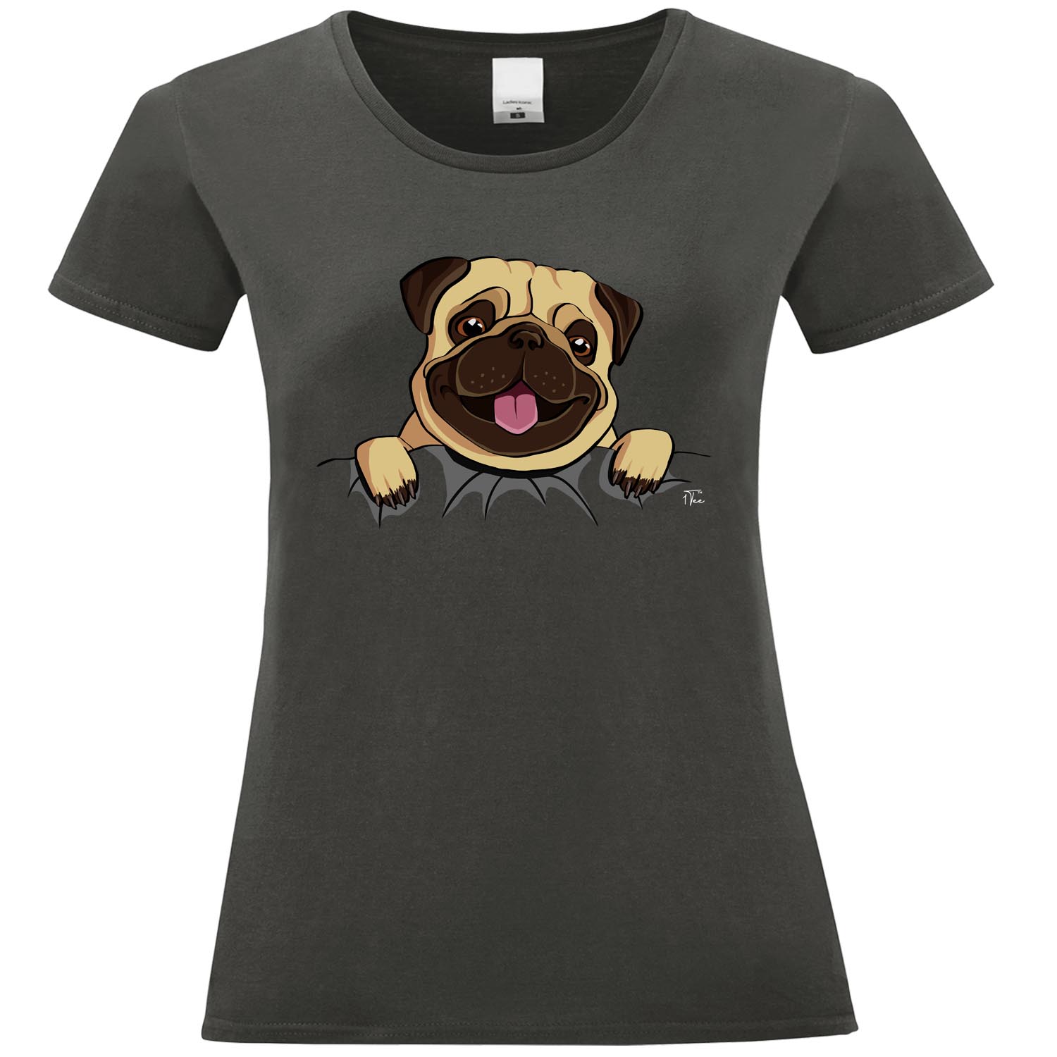 pug shirt womens