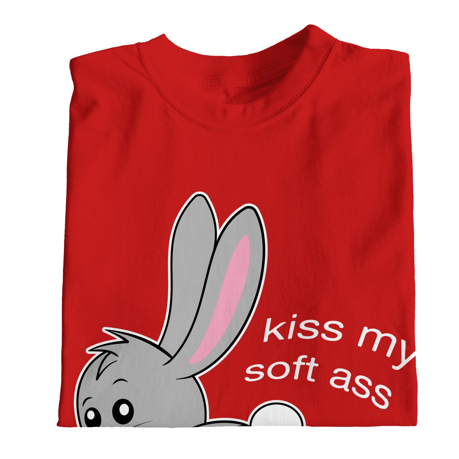 1tee Womens Loose Fit Kiss My Soft Ass Bunny T Shirt Ebay