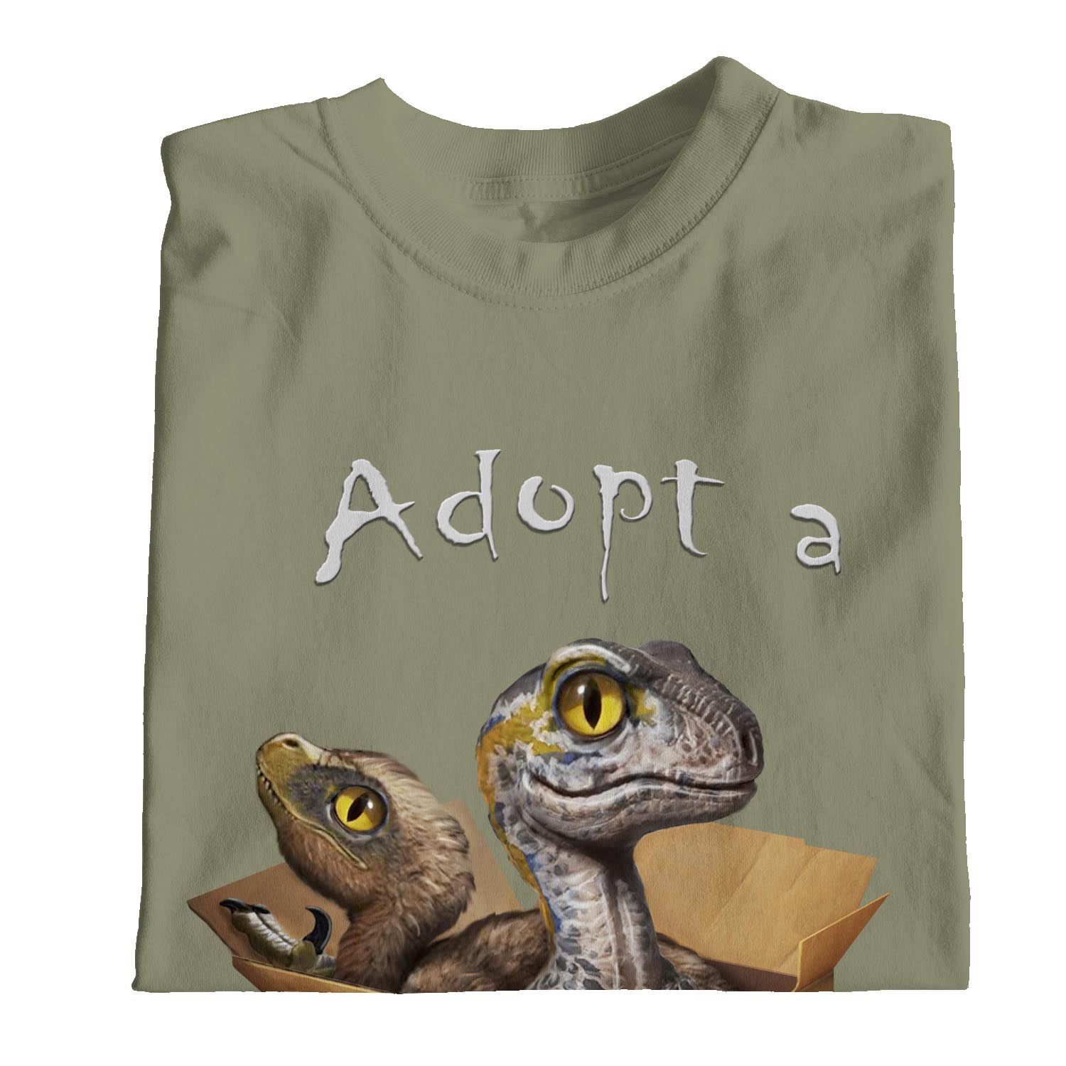1Tee Damen Adopt A Raptor Dinosaurier T-Shirt - Bild 24 von 25