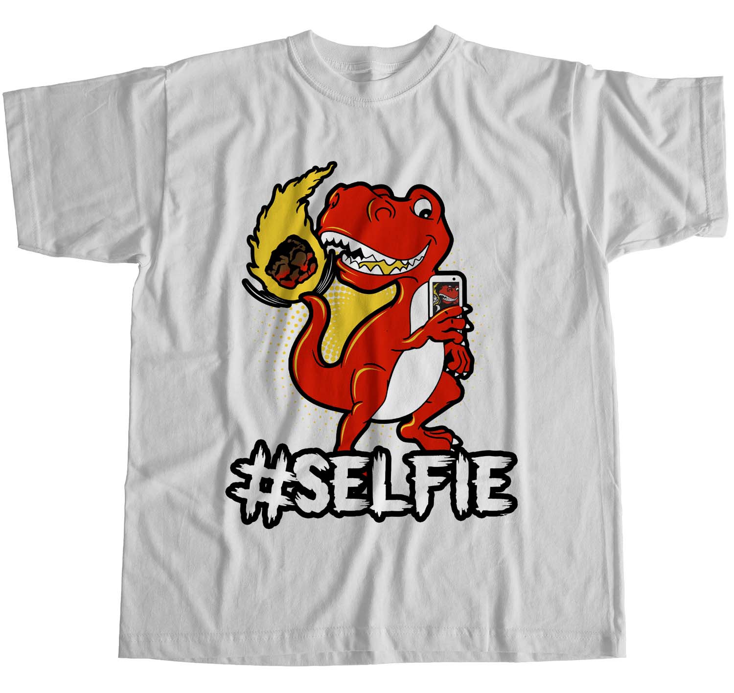 Camiseta selfie 1Tee de dinosaurio holgada para mujer - Imagen 12 de 15