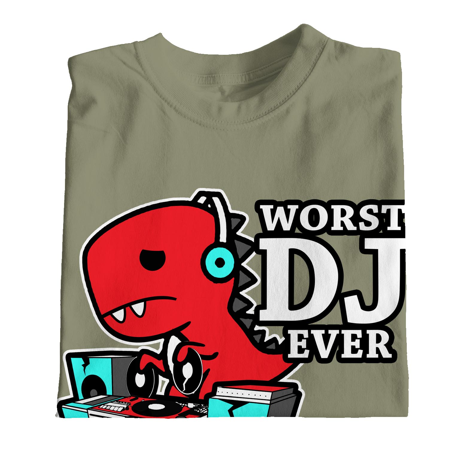Camiseta de dinosaurio T-rex 1Tee para mujer peor DJ - Imagen 14 de 20