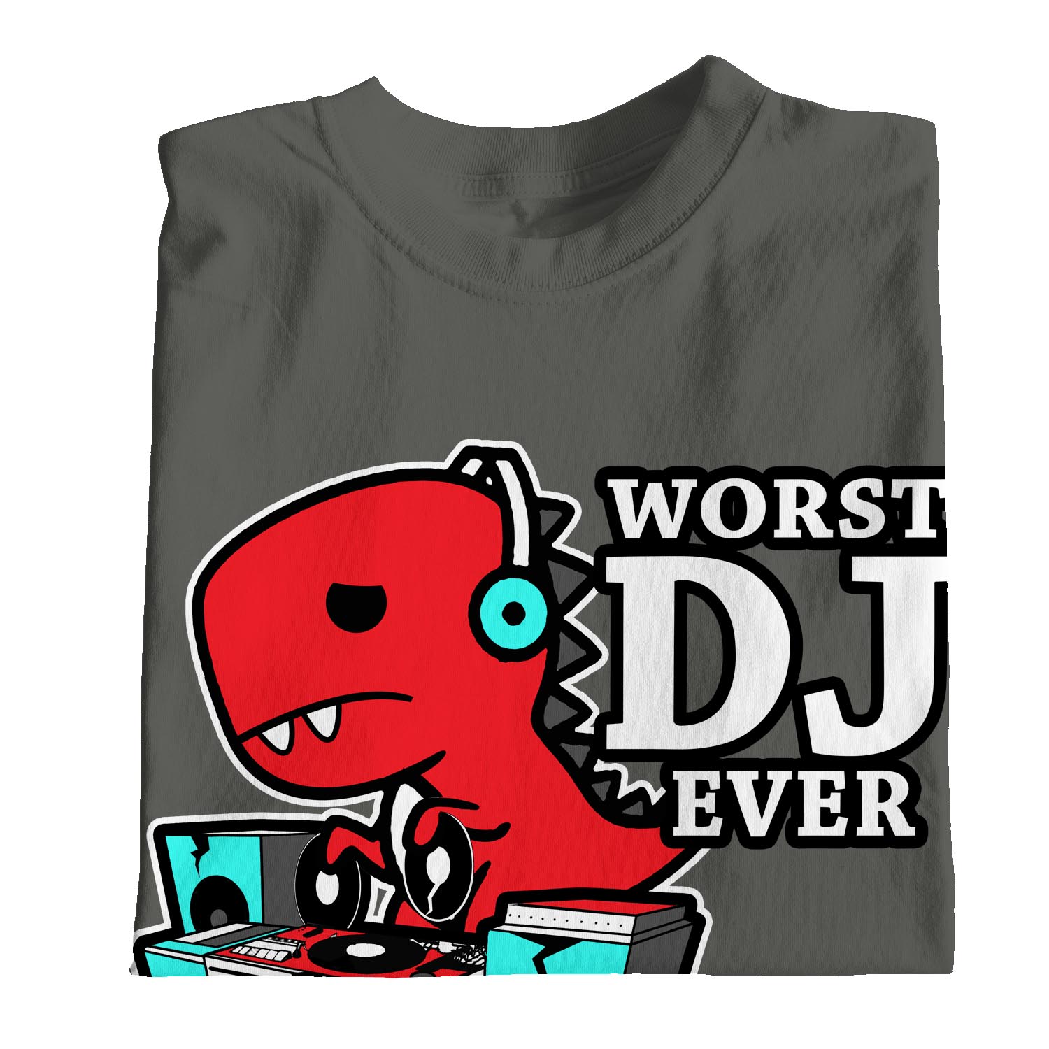 Camiseta de dinosaurio T-rex 1Tee para mujer peor DJ - Imagen 9 de 20