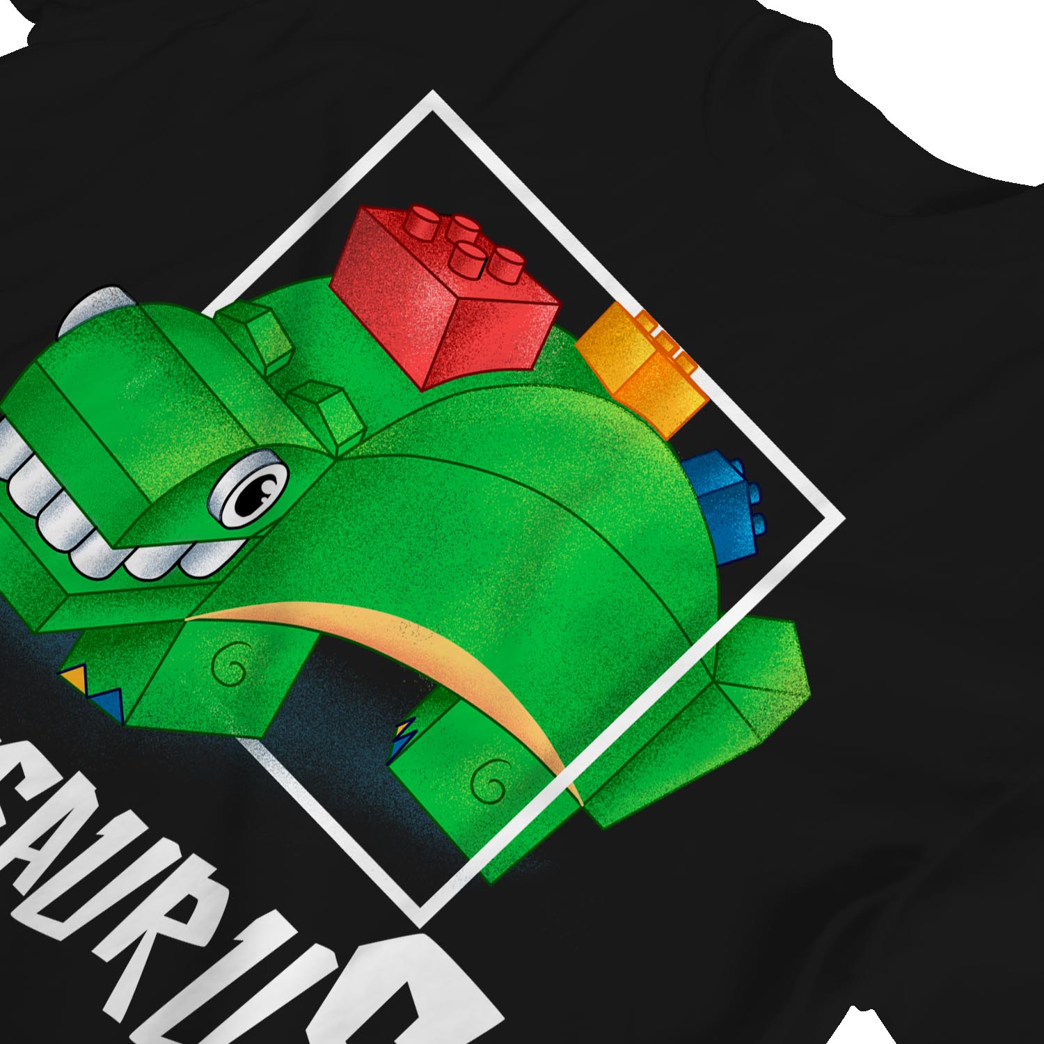 Camiseta 1Tee Mujer Legosaurus Dinosaurus - Imagen 8 de 15