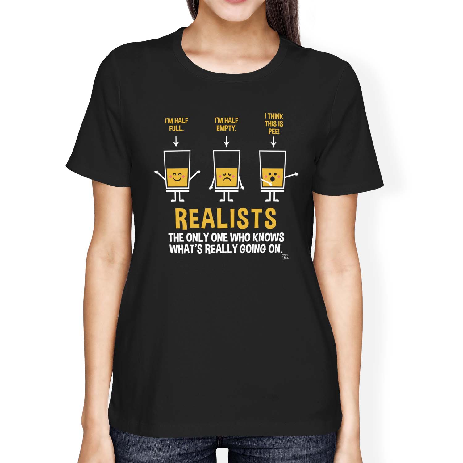 1Tee Womens Loose Fit Realists The Only 1 Who Know What Really Going On T-Shirt