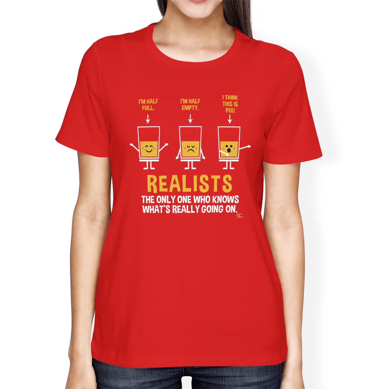 1Tee Womens Loose Fit Realists The Only 1 Who Know What Really Going On T-Shirt