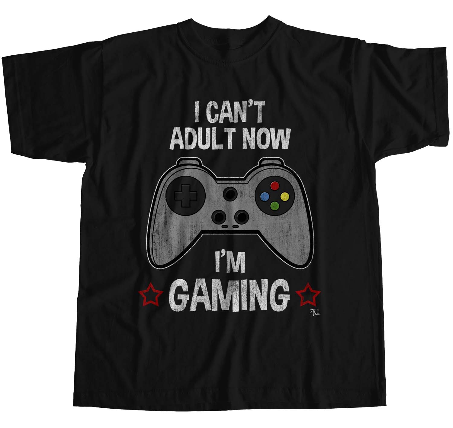 1Tee Womens Loose Fit I can't Adult Now, I'm Gaming T-Shirt