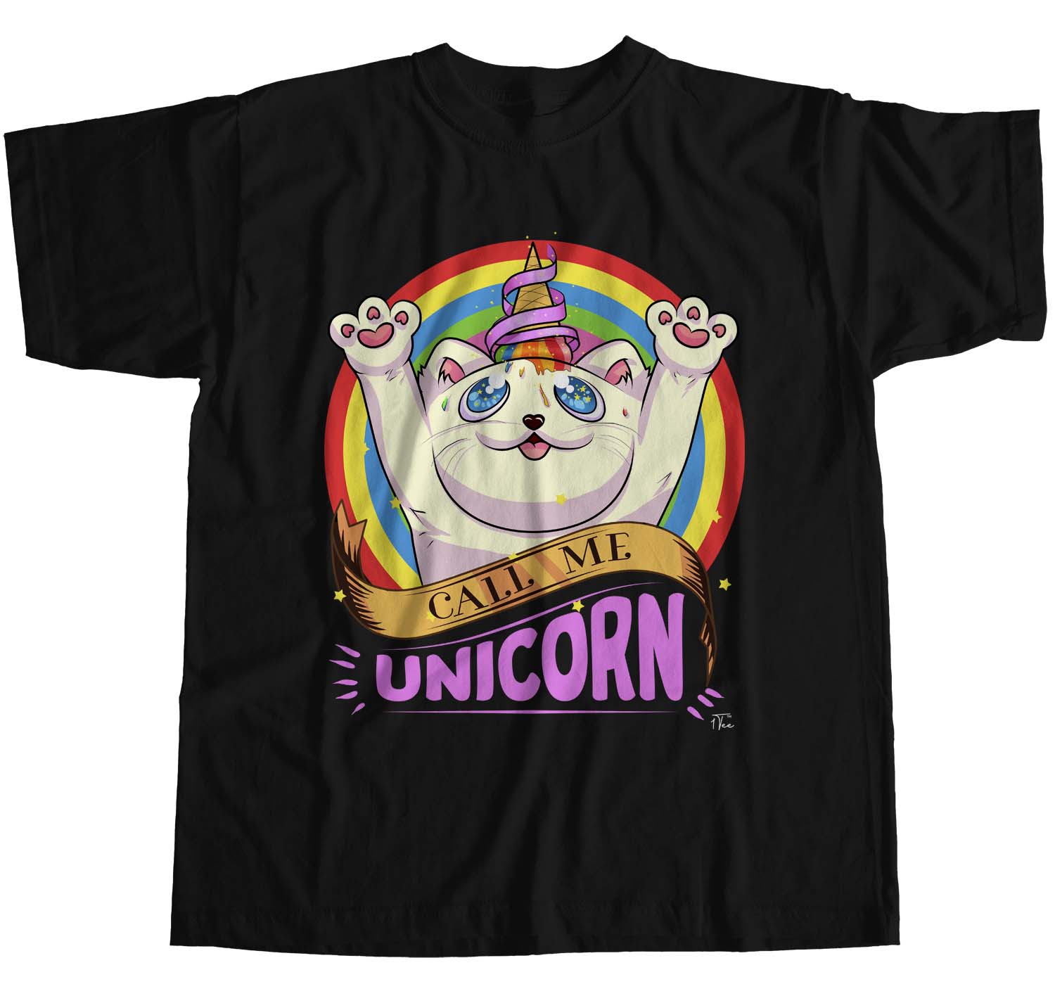 1Tee Womens Don't Make Me Call My Unicorn T-Shirt 