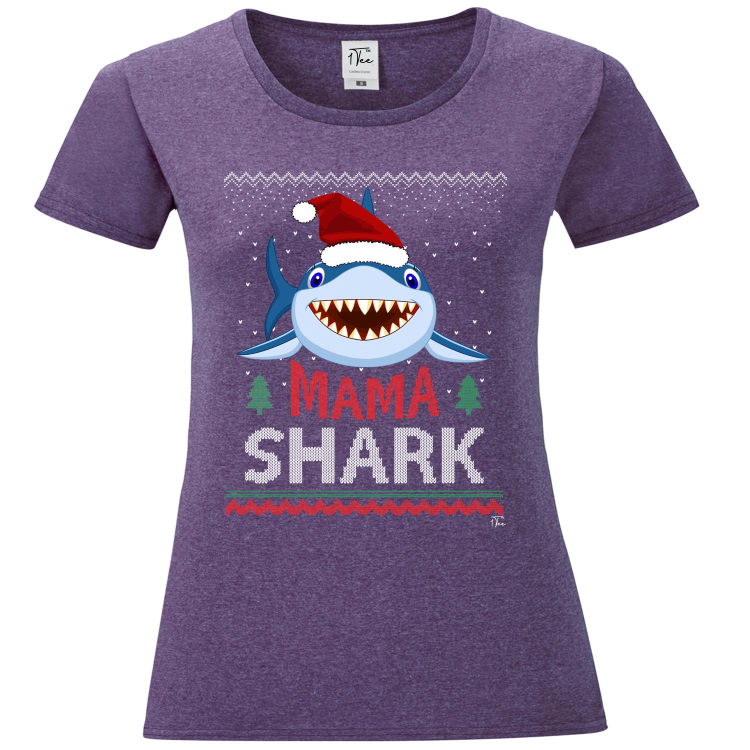 shark christmas t shirt