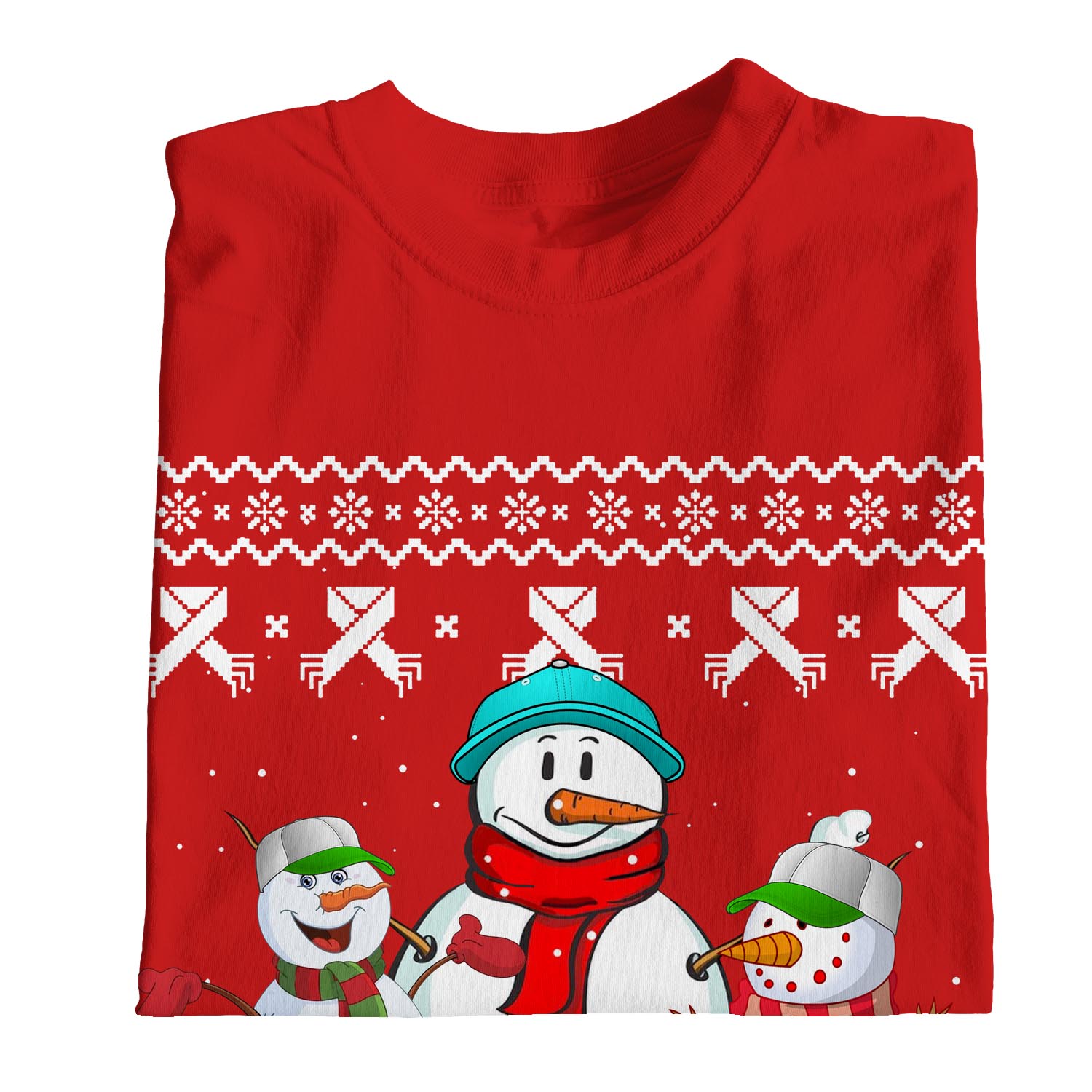1Tee Damen Chillin' with my Snowmies - Schneemänner T-Shirt - Bild 19 von 20