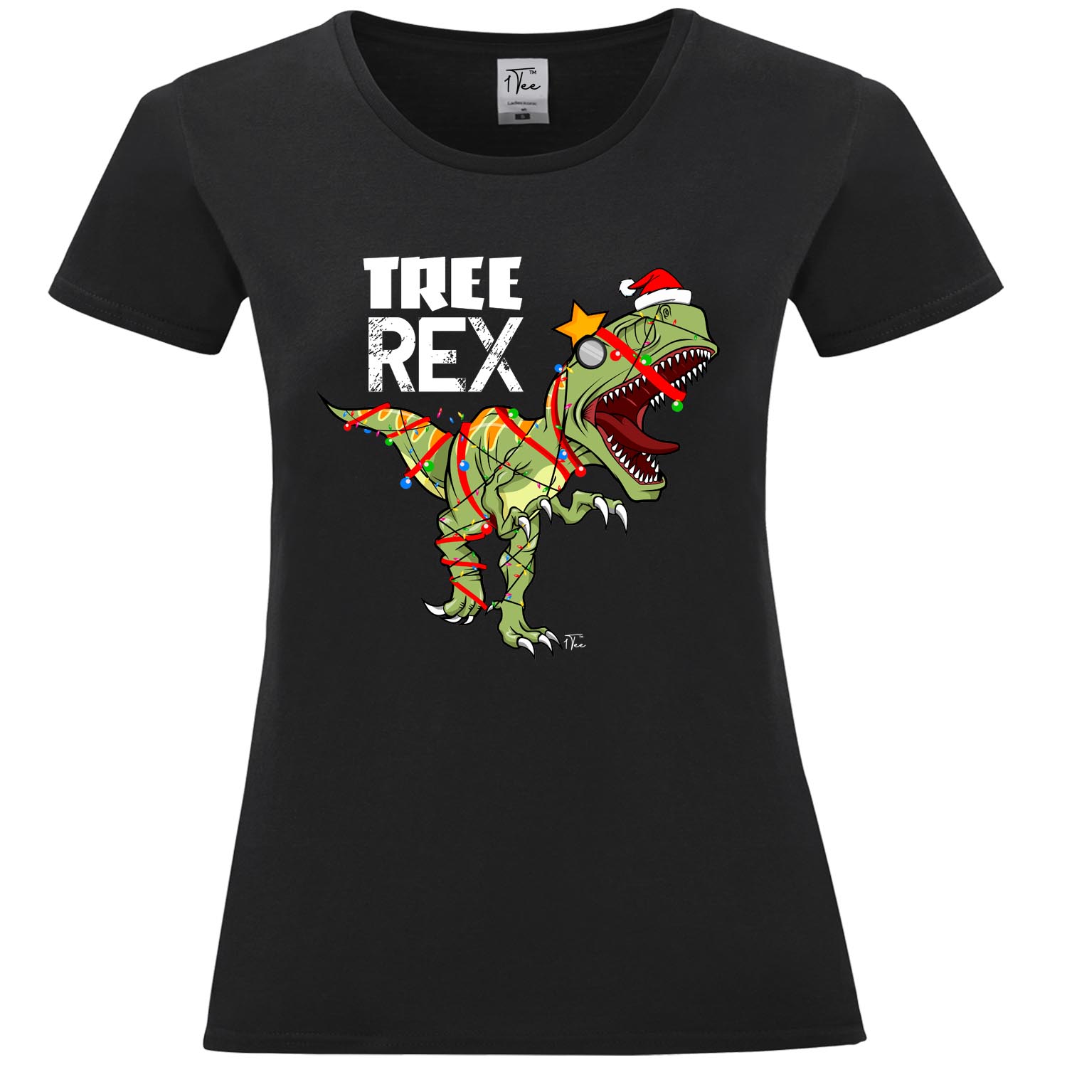 tree rex christmas t shirt