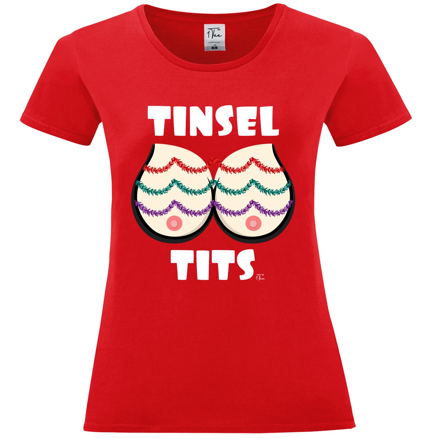 1tee Womens Tinsel Tts Rude T Shirt Ebay