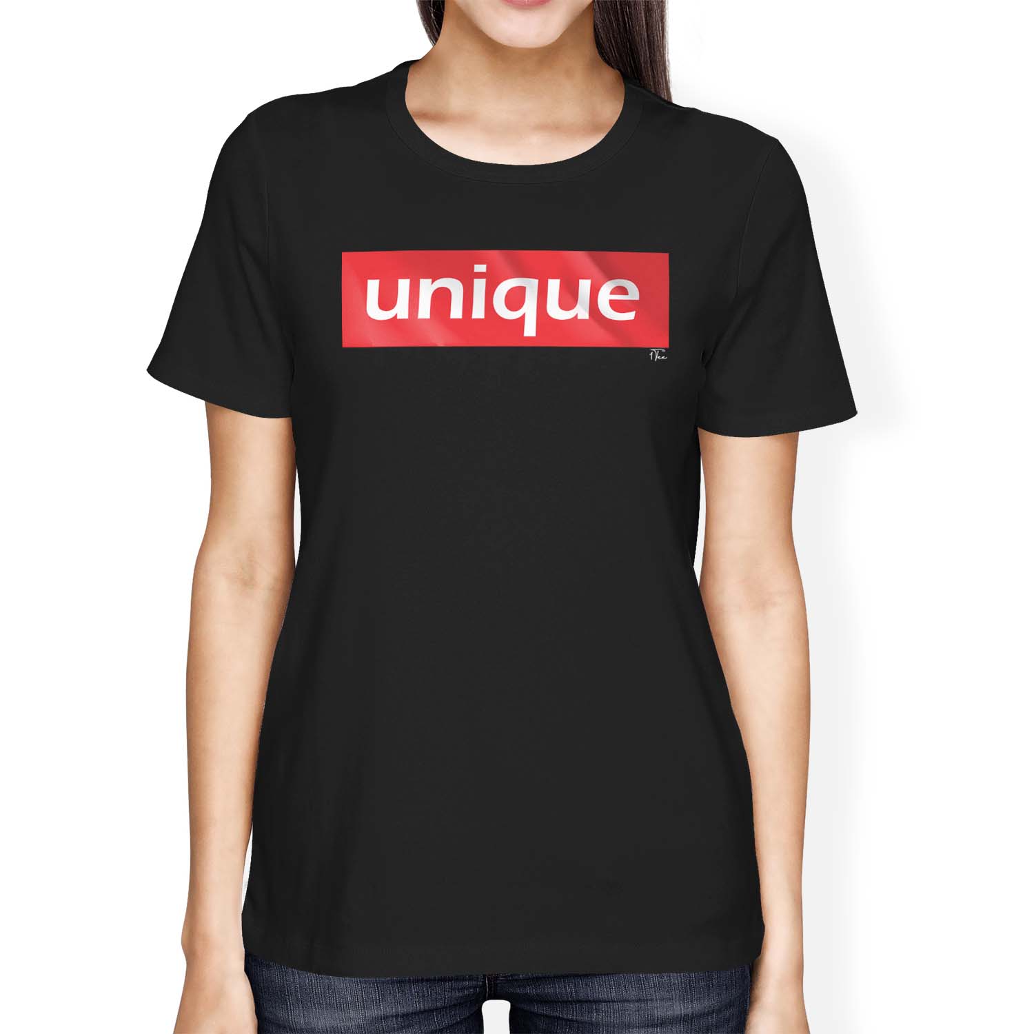 1Tee Womens Loose Fit You are Unique  T-Shirt