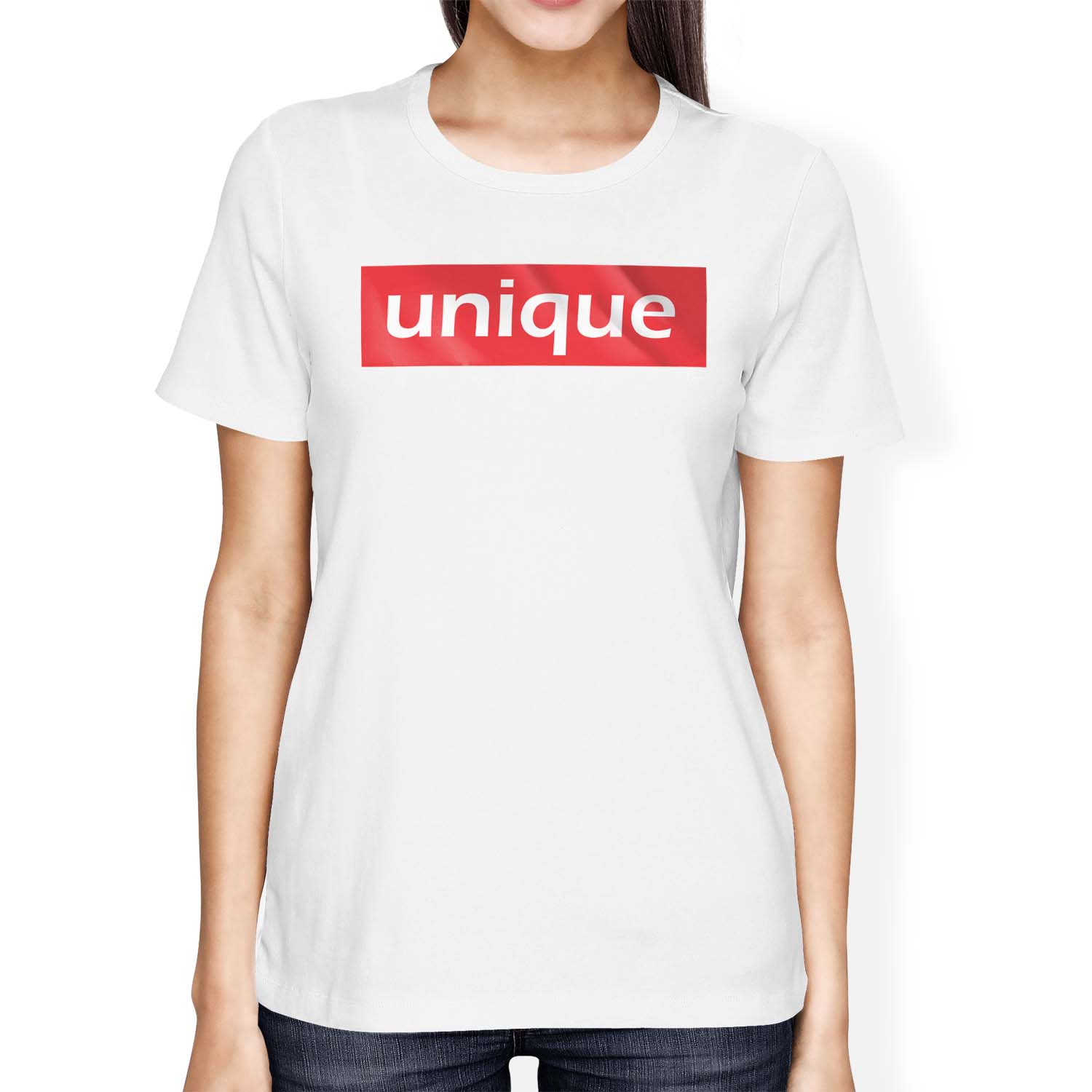 1Tee Womens Loose Fit You are Unique  T-Shirt