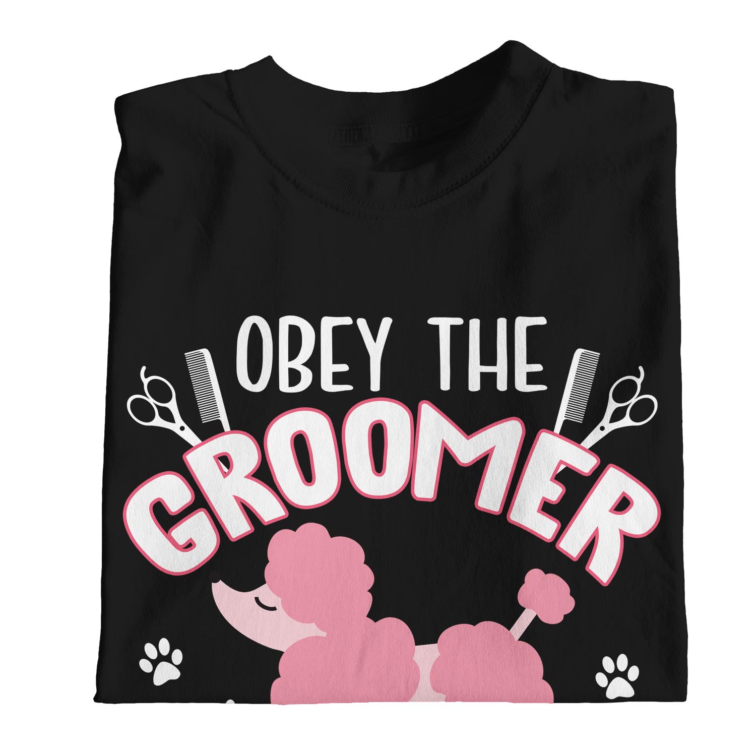 1Tee Damen Obey The Dog Groomer T-Shirt - Bild 9 von 15