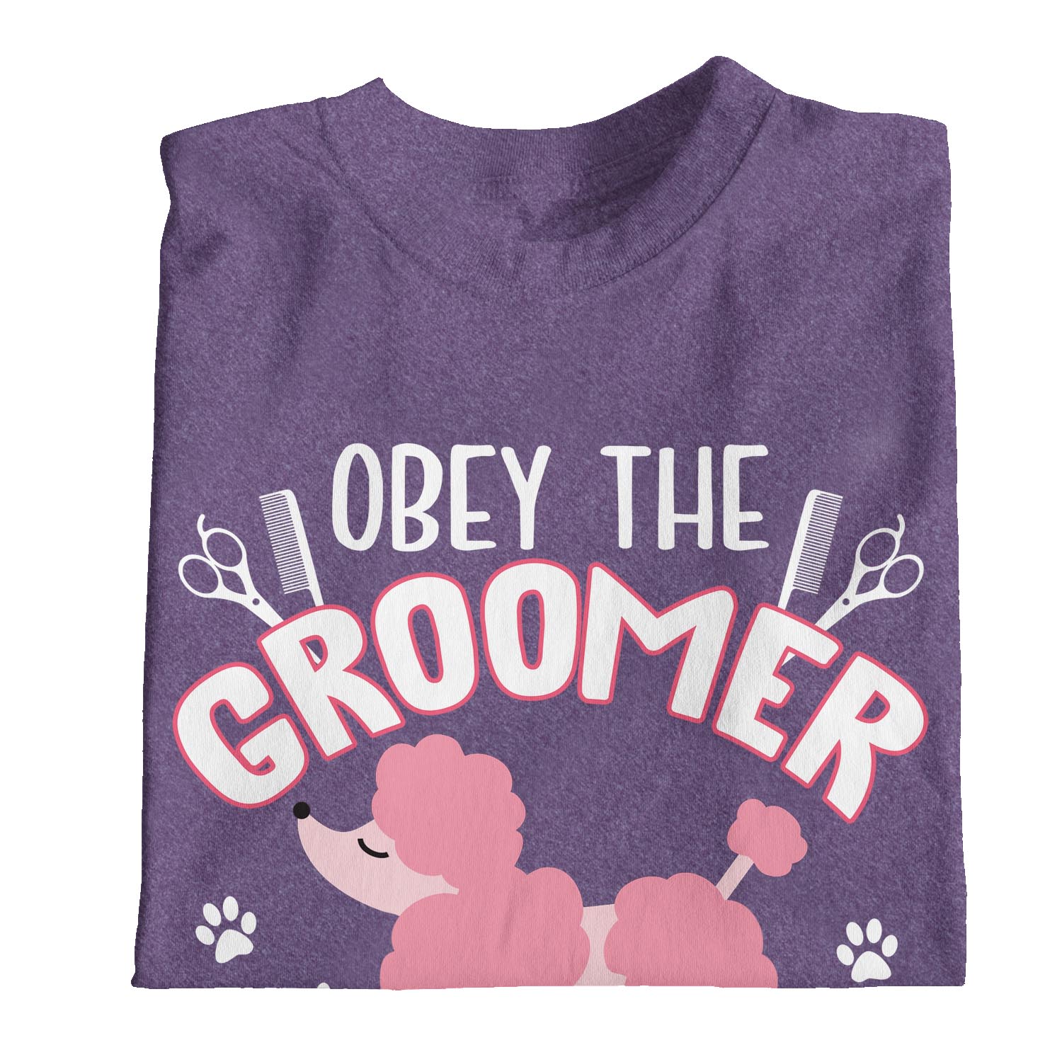 1Tee Damen Obey The Dog Groomer T-Shirt - Bild 14 von 15