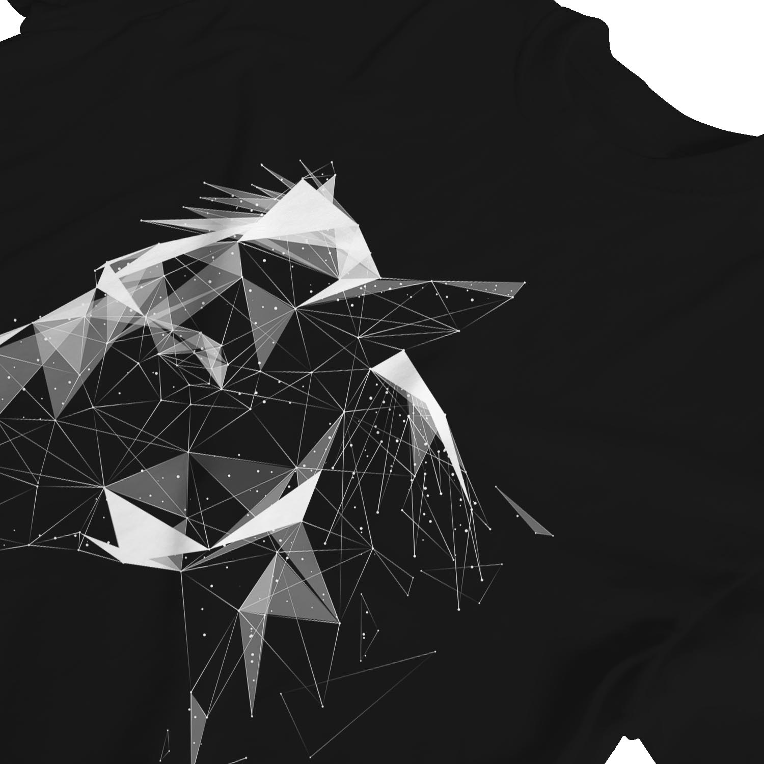 1Tee Womens Origami Abstract Horse T-Shirt - Picture 8 of 20